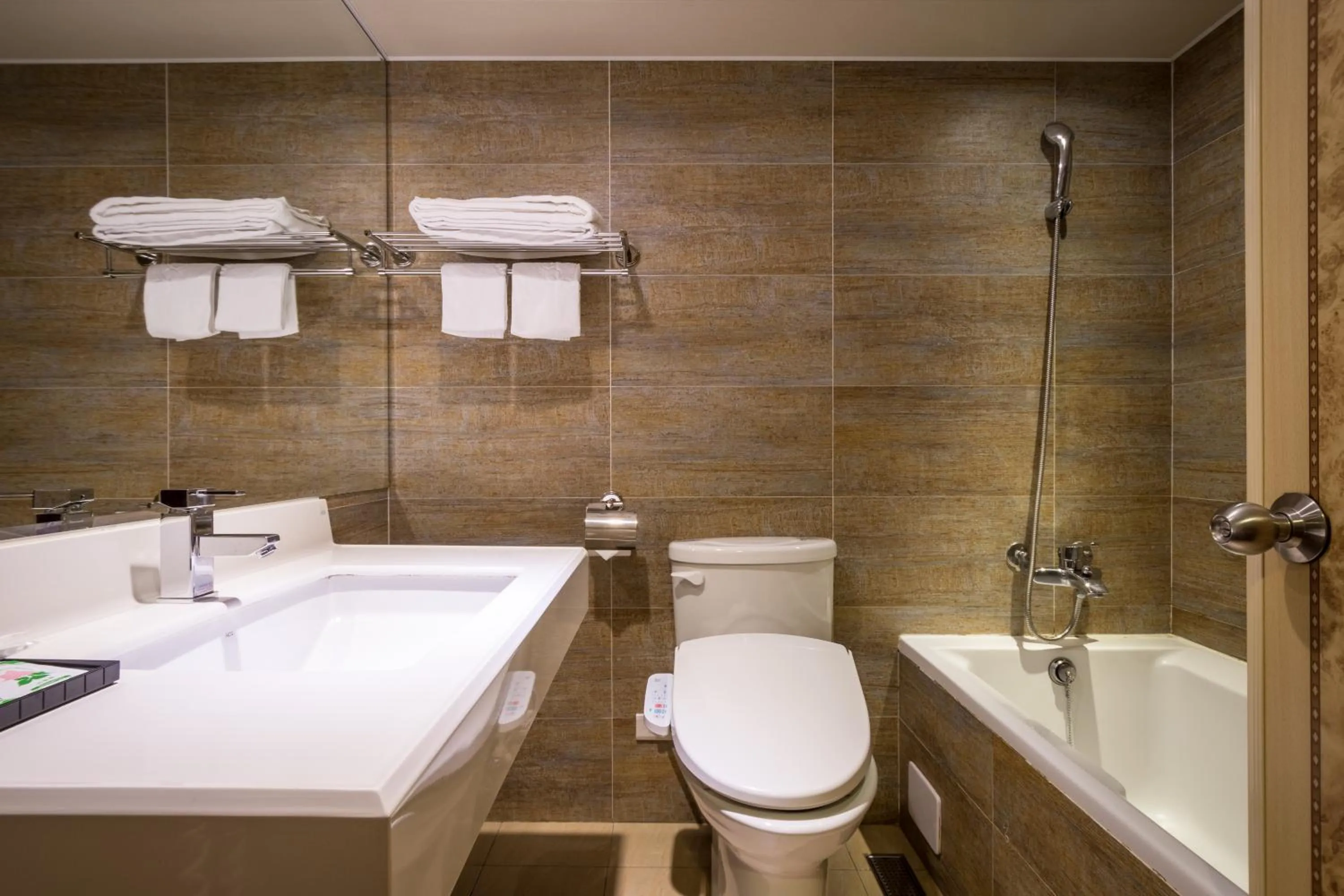 Bathroom in Golden Home Hotel