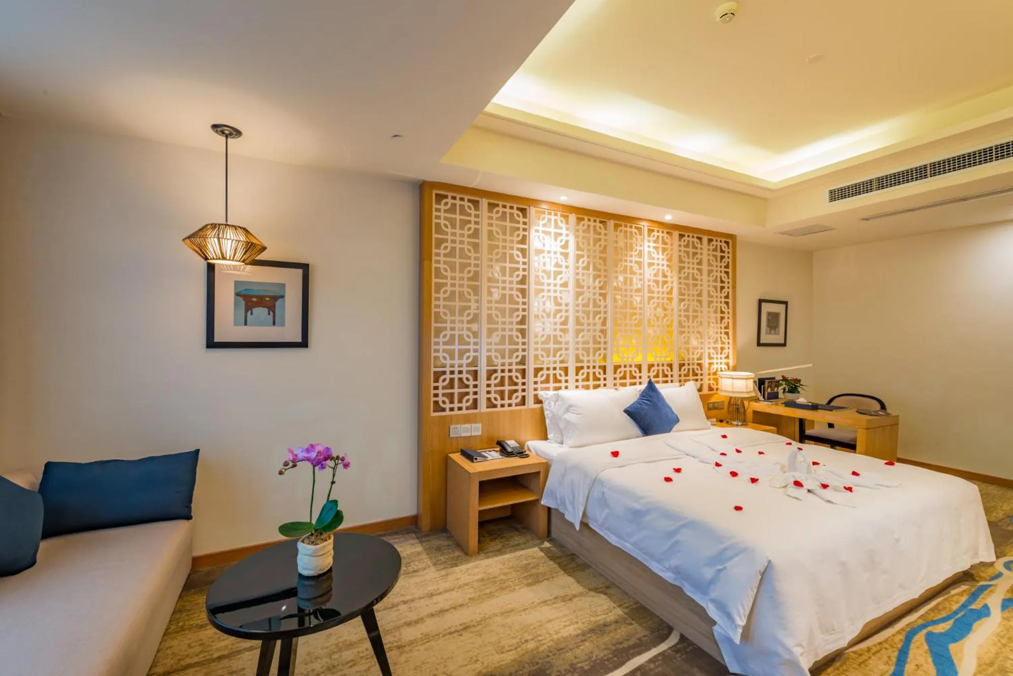 Bed in Chongqing Shanggao Hotel