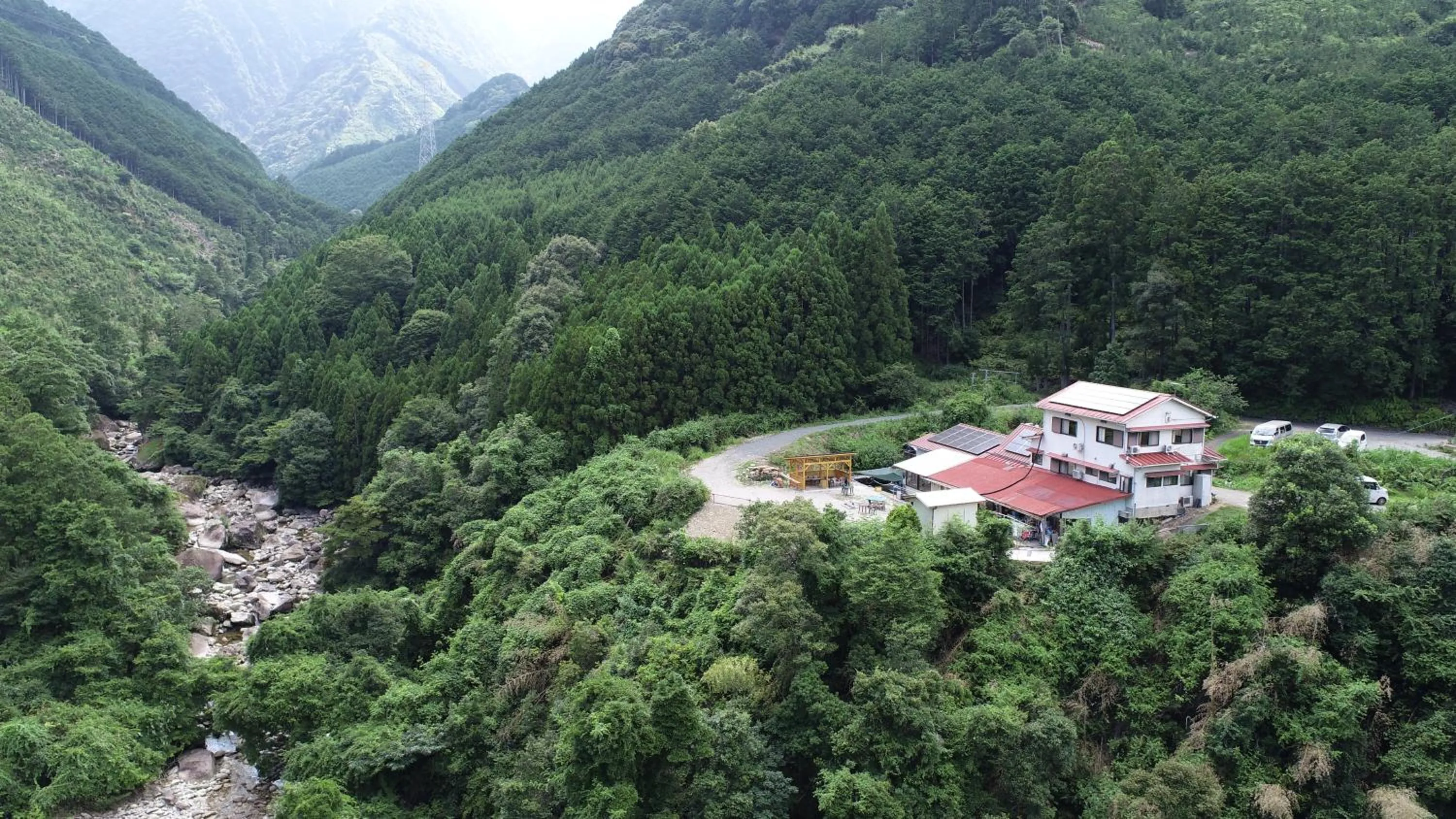 Property building in Minshuku Iwana no Sato