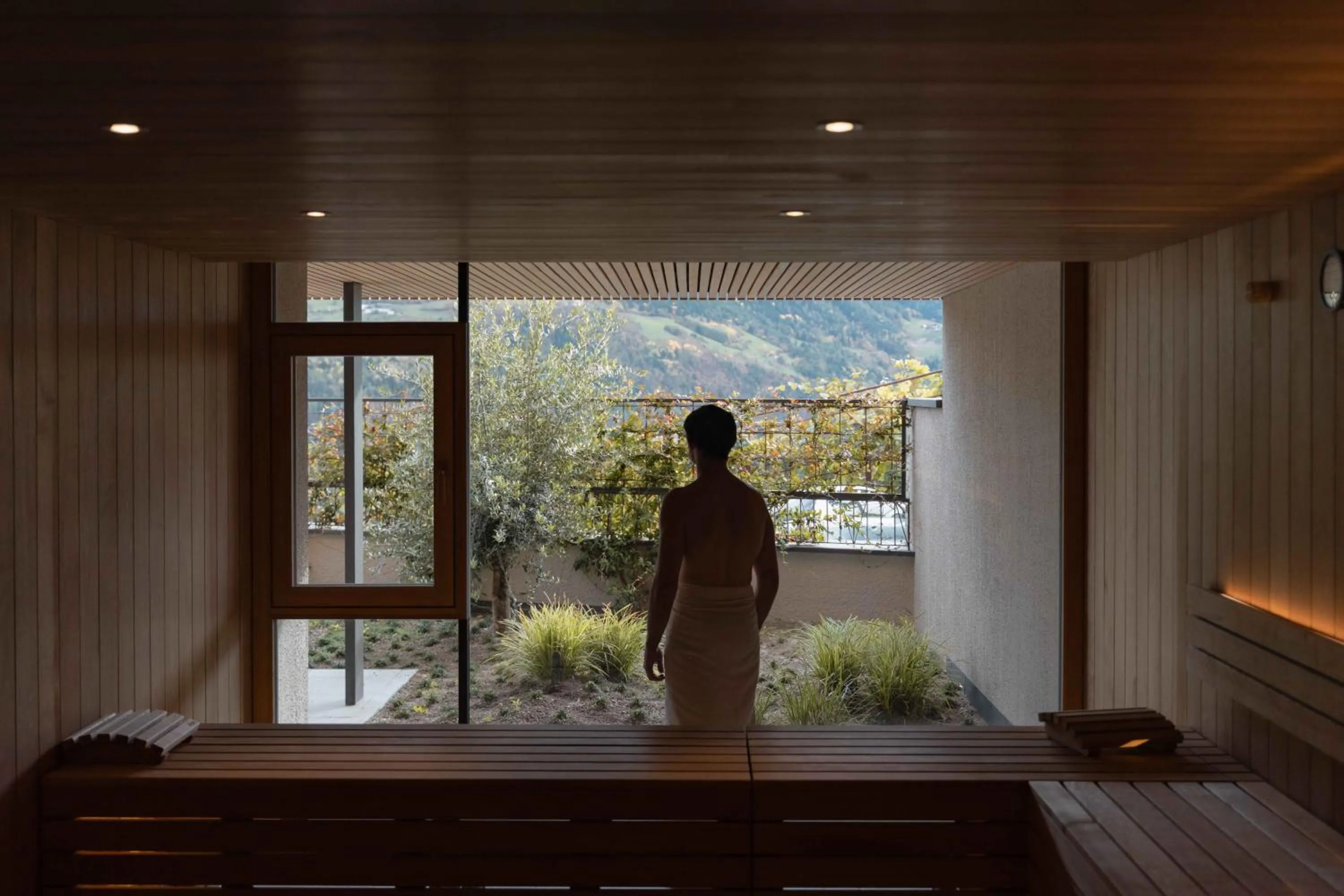 Sauna in Niedermair Nature Retreat