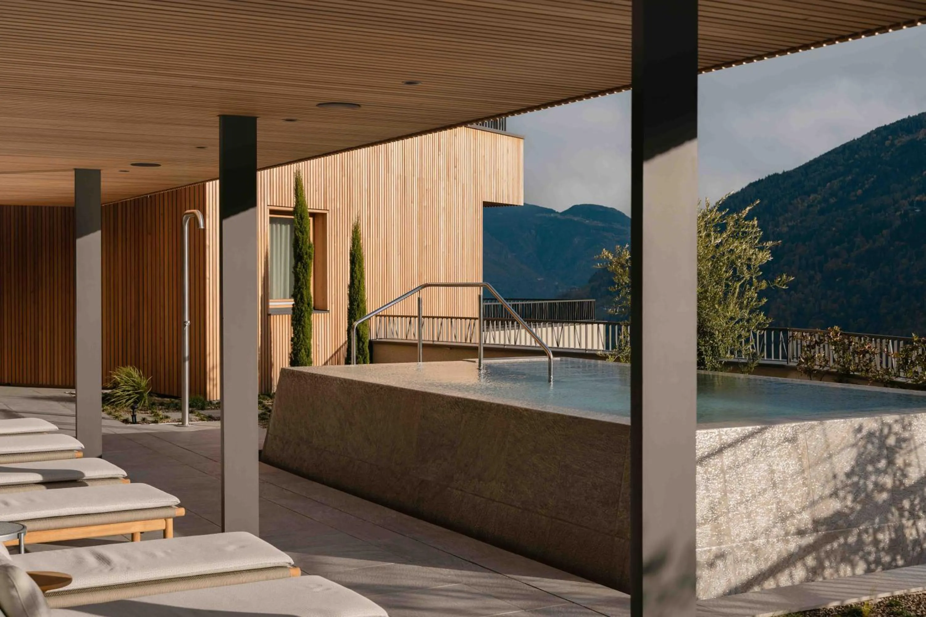 Hot Tub in Niedermair Nature Retreat