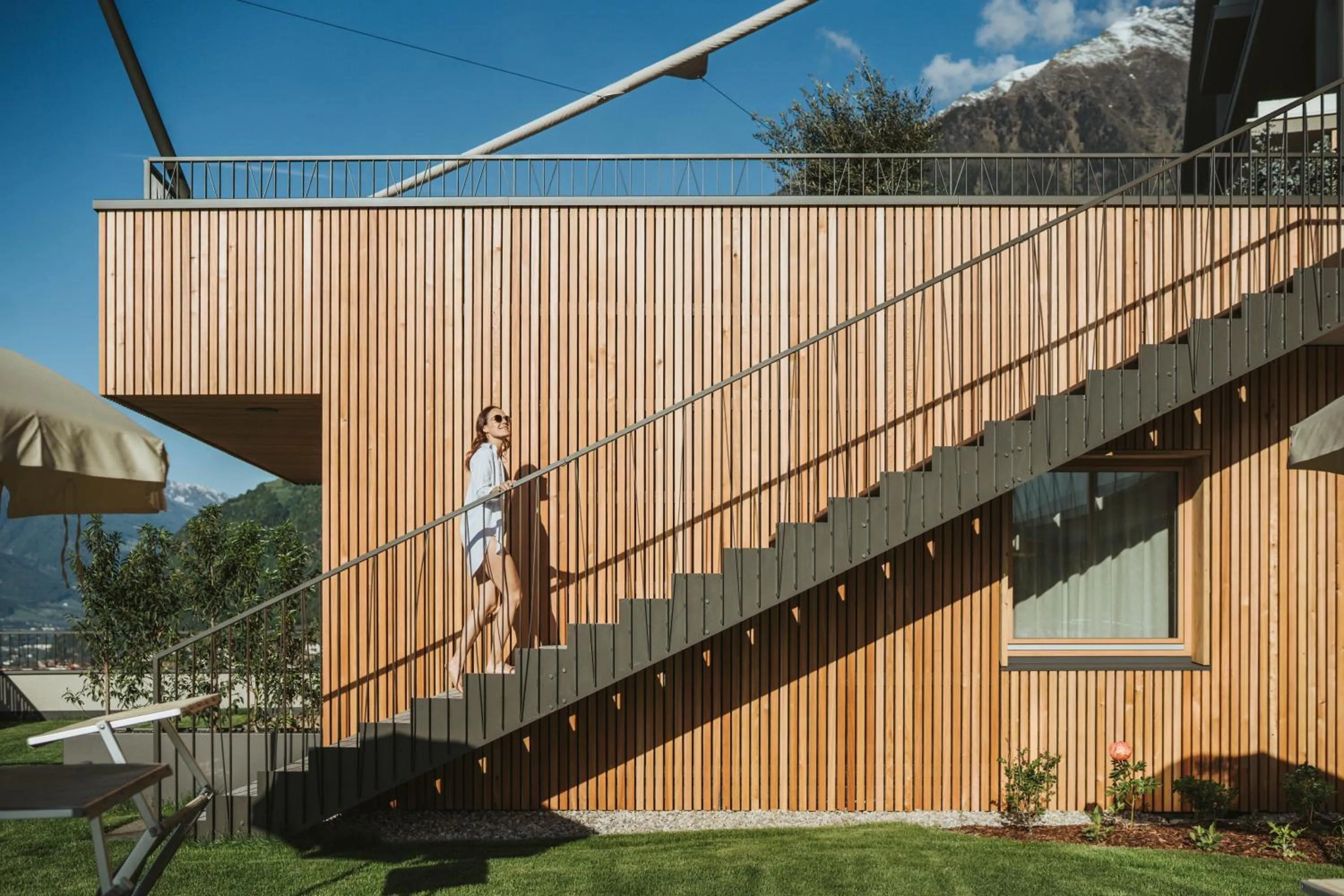 Garden in Hotel Niedermair