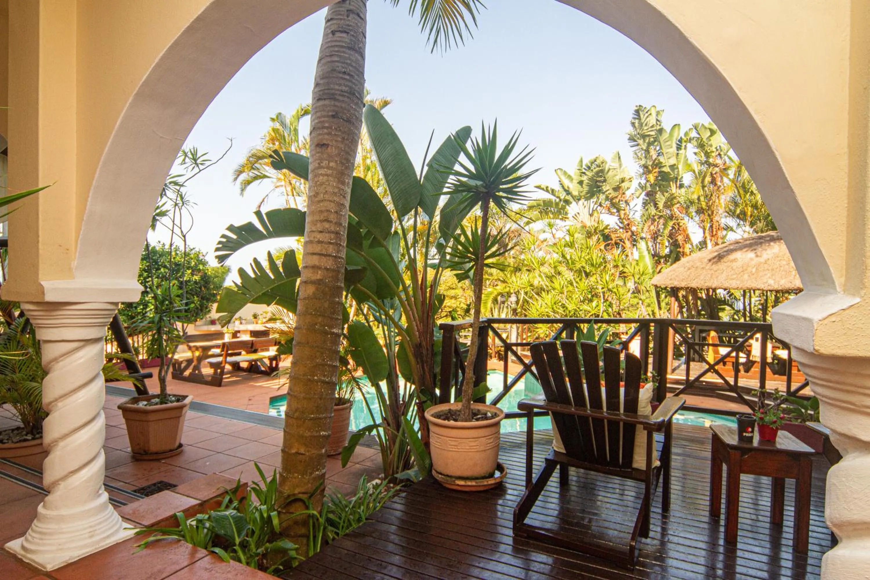 Patio in La Loggia Bed and Breakfast