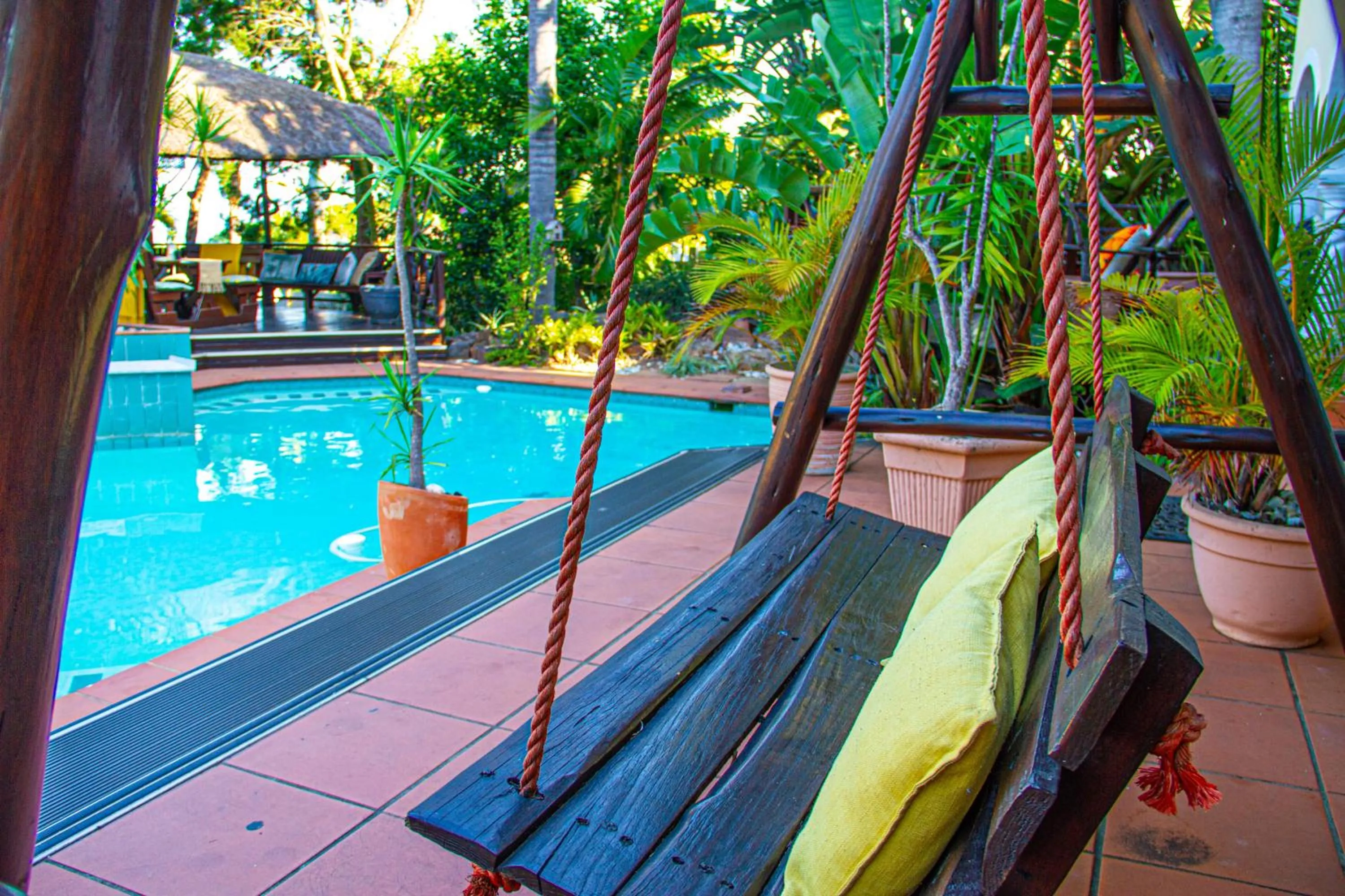 Patio in La Loggia Bed and Breakfast