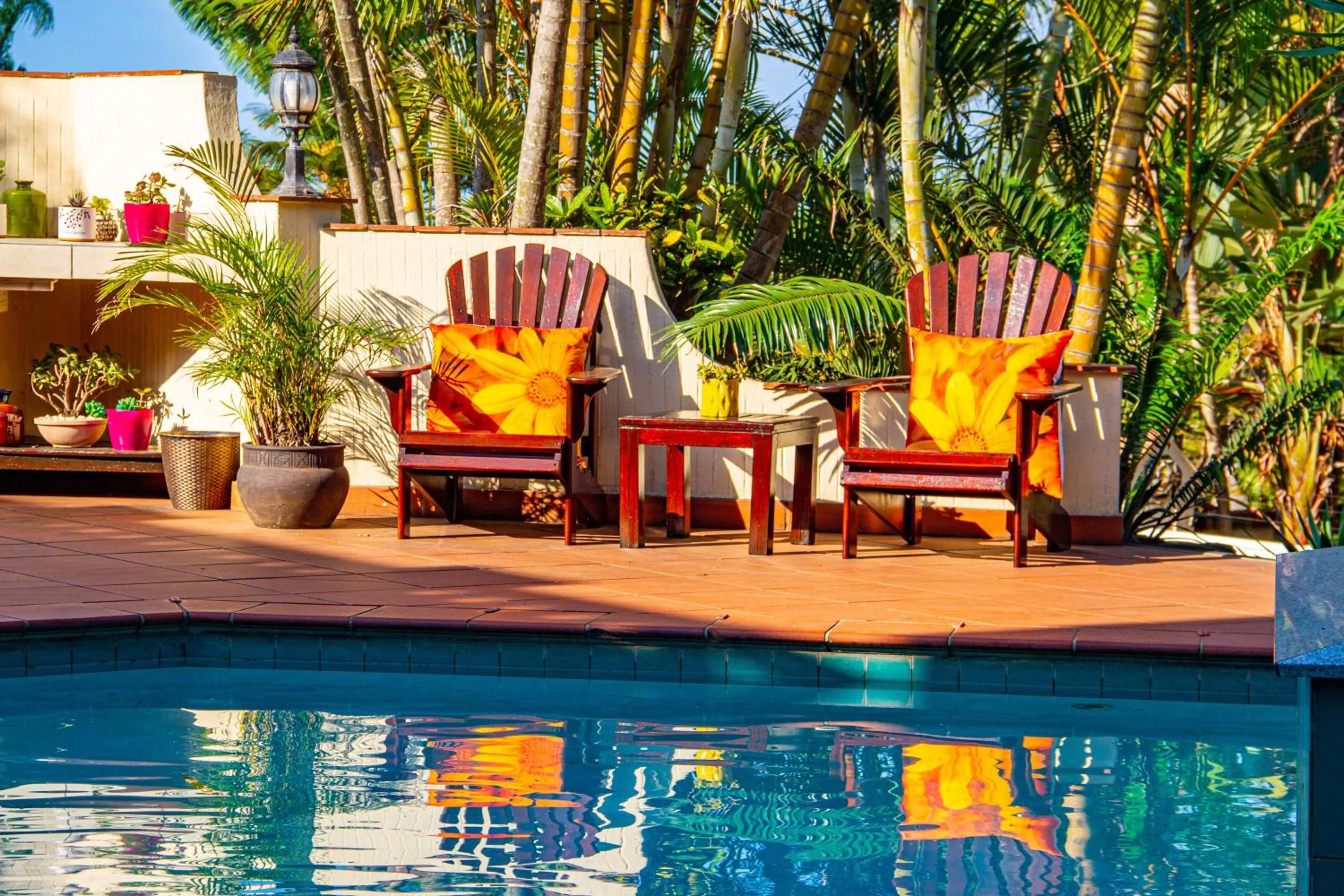 Garden view in La Loggia Bed and Breakfast