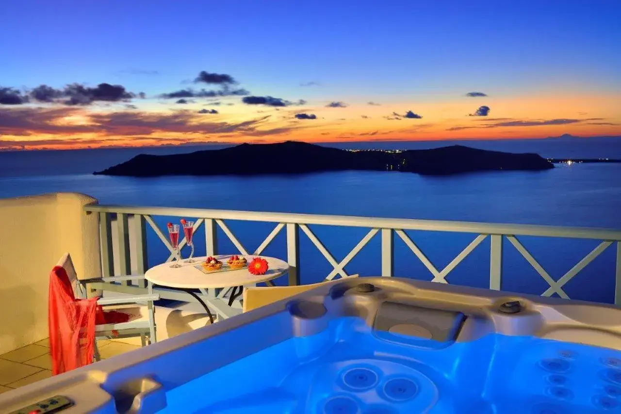 Classic Double Room with Hot Tub and Caldera View in Absolute Bliss Classic Double Room with Hot Tub and Caldera View in Absolute Bliss