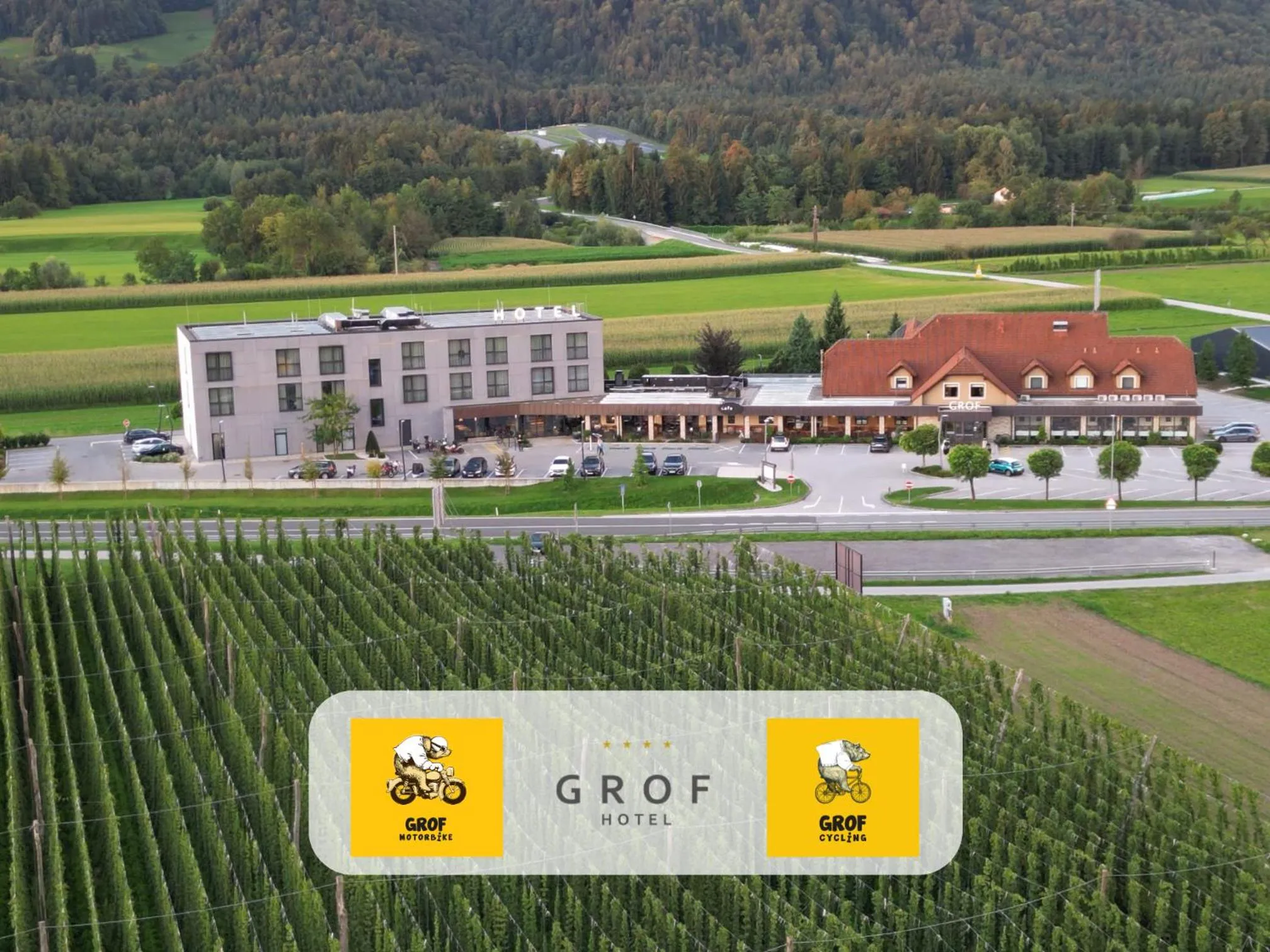 Property building in Guesthouse Grof