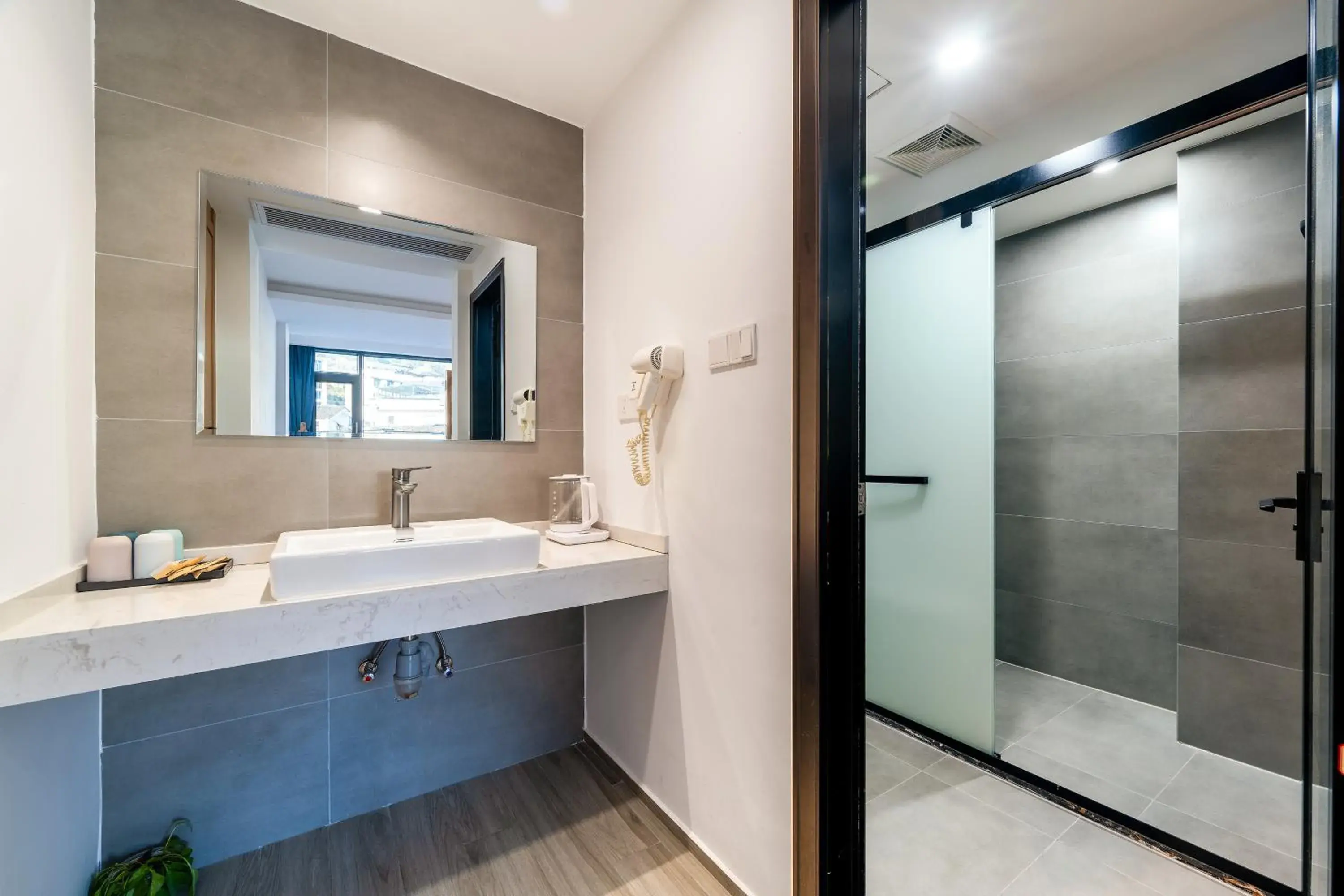 Quadruple Room with Mountain View in Huang Mountain Wangfeng Hotel Quadruple Room with Mountain View in Huang Mountain Wangfeng Hotel