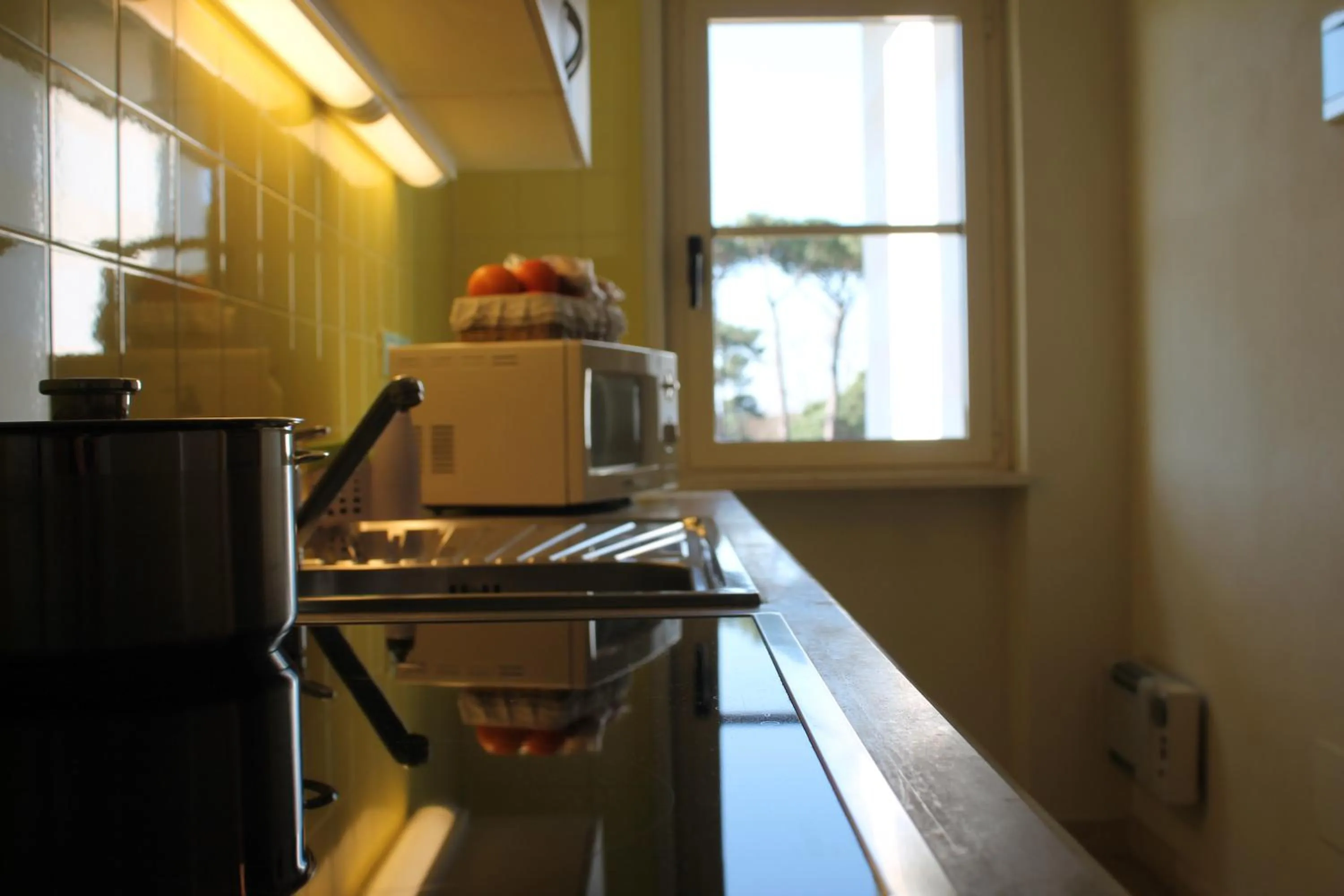 Kitchen or kitchenette in Onda Marina Residence Rta