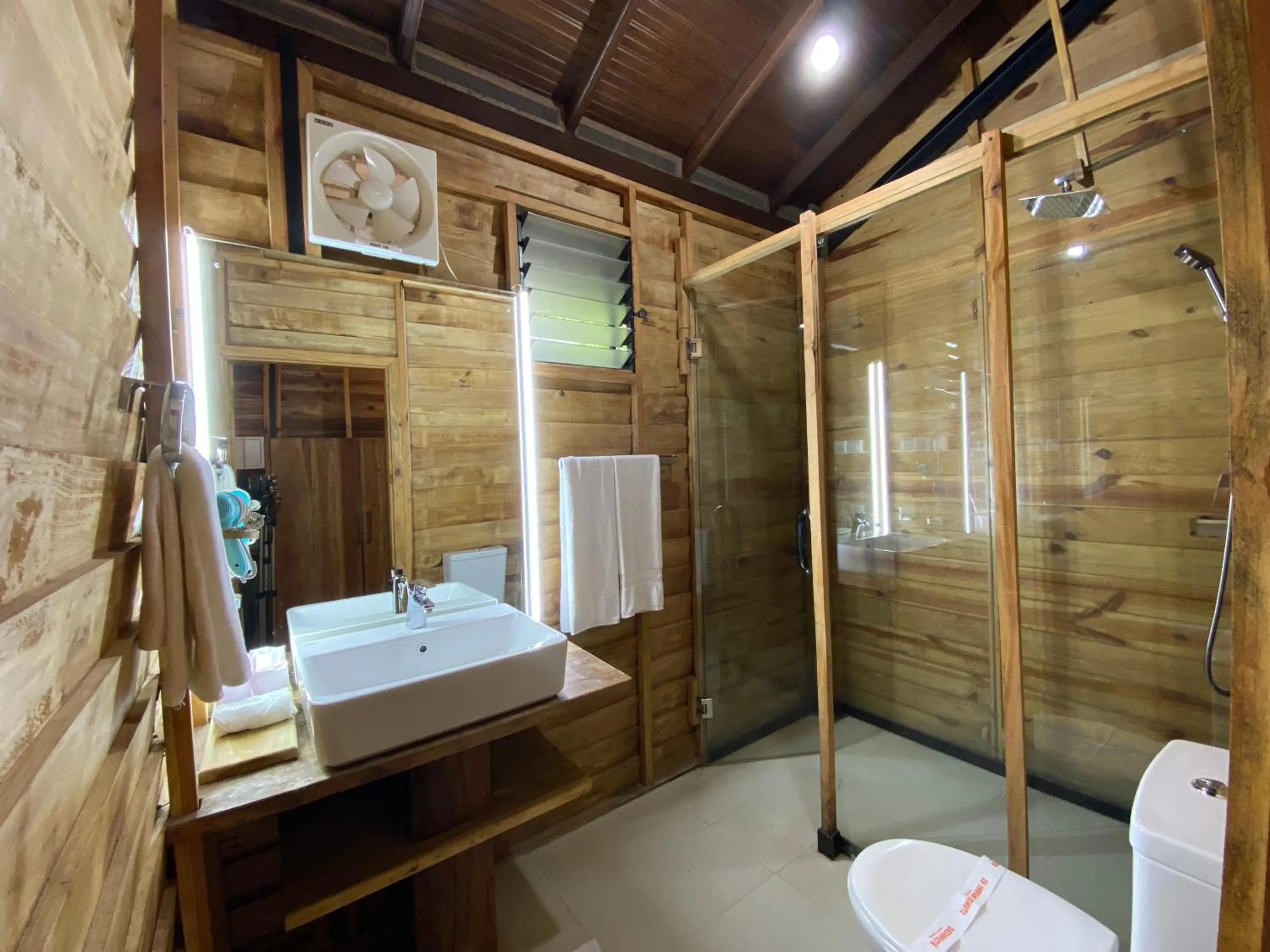 Shower in The Glenrock Wellness Nature Resort