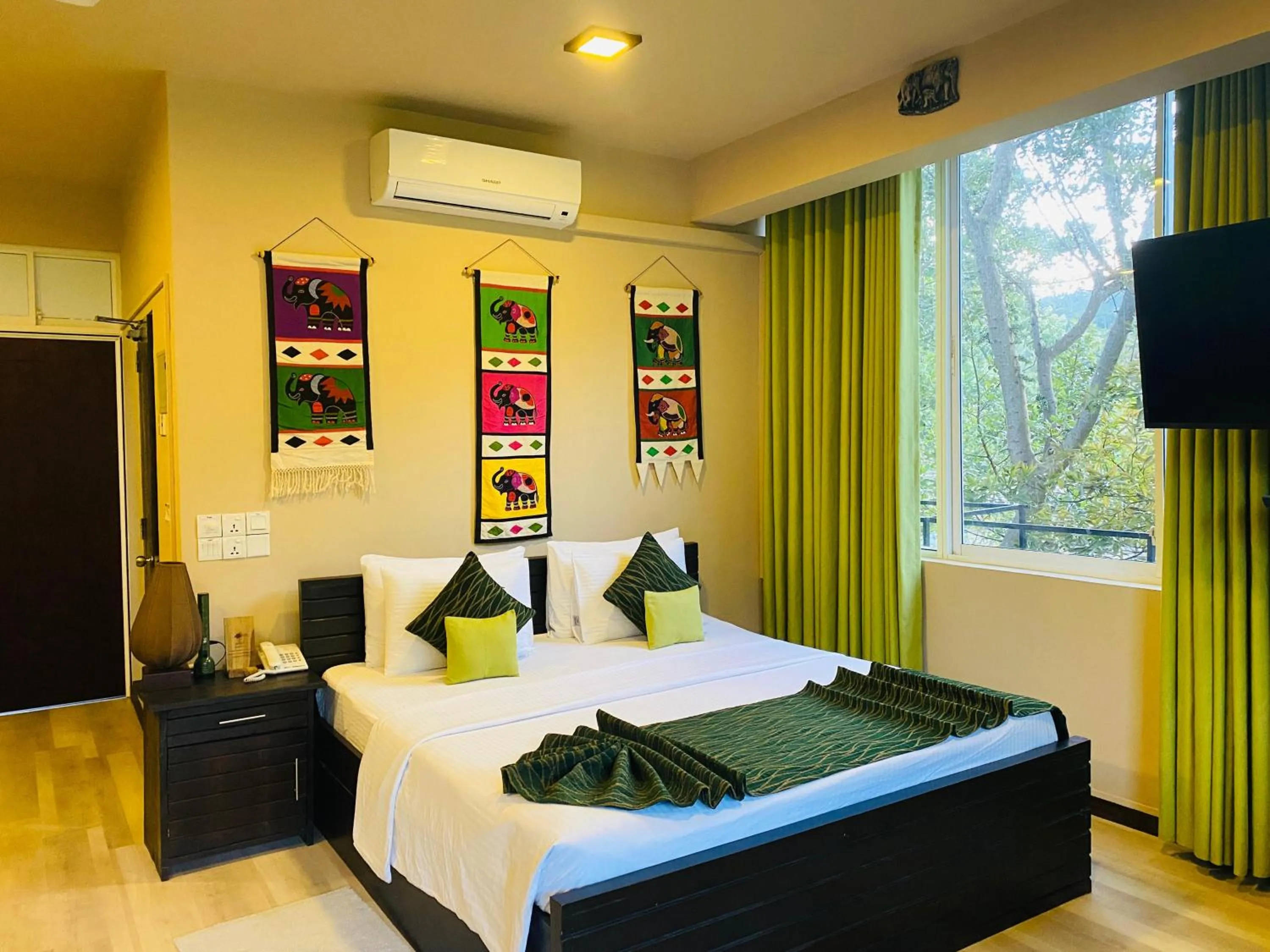 Bed in The Glenrock Wellness Nature Resort