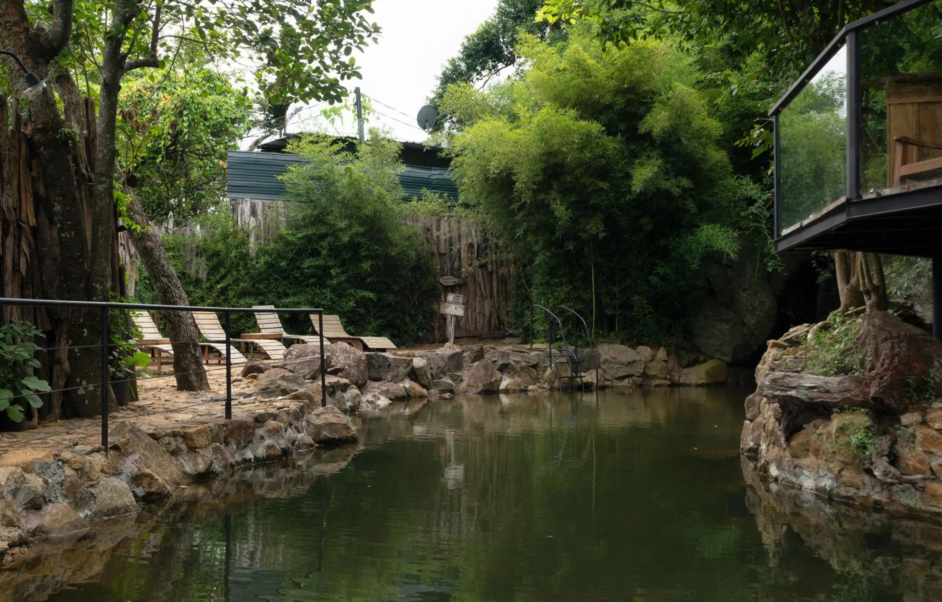 Pool view in The Glenrock Wellness Nature Resort