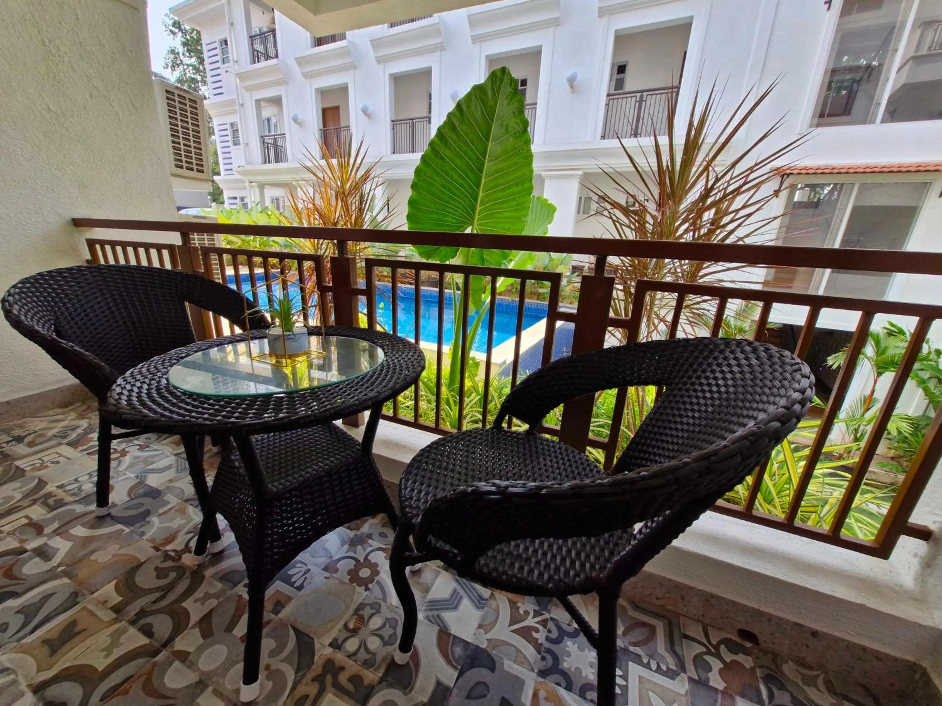 Balcony/Terrace in Sereno By Dancenter - 1 BHK Apartment In Siolim