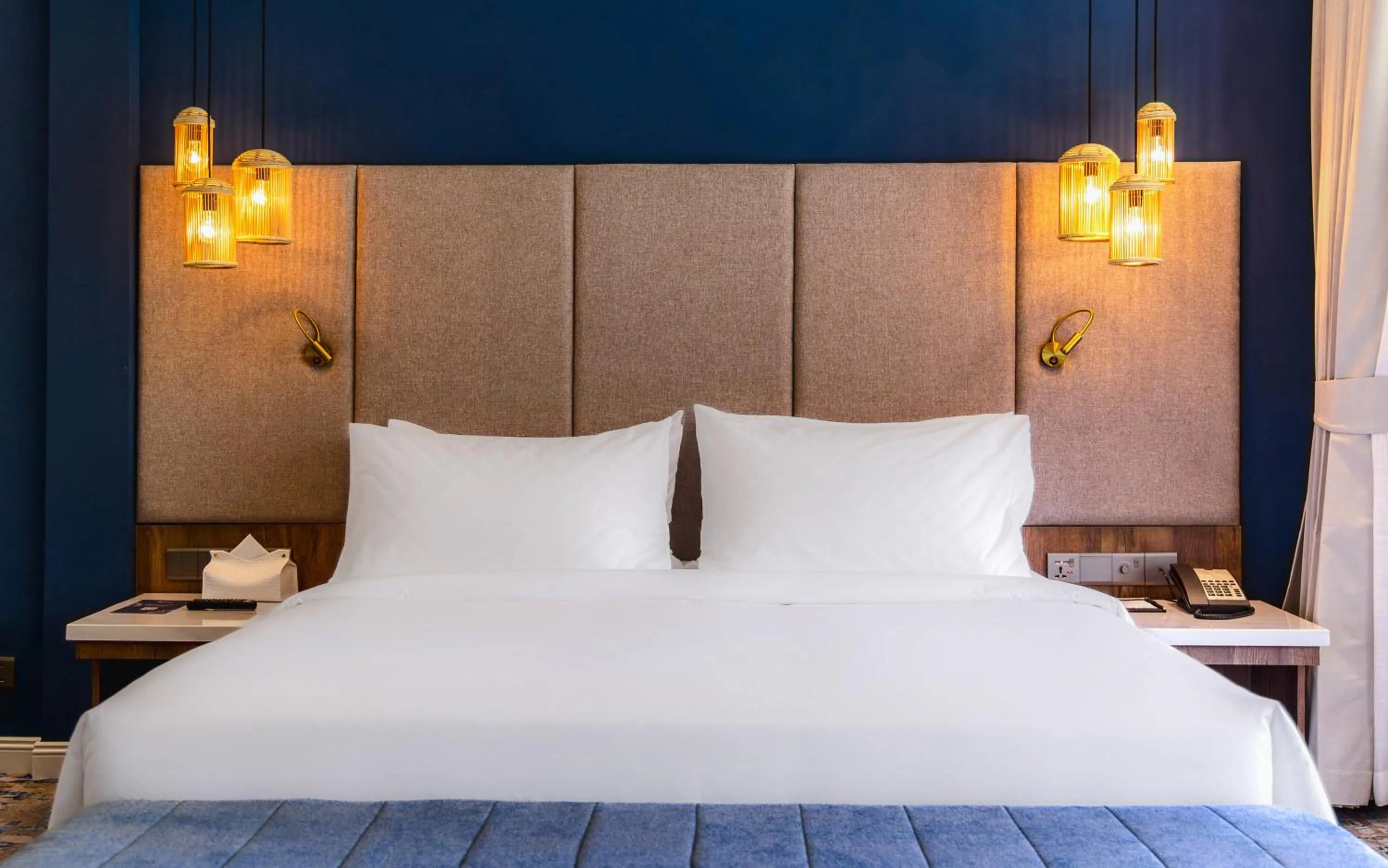 Bed in Queenco Hotel & Casino