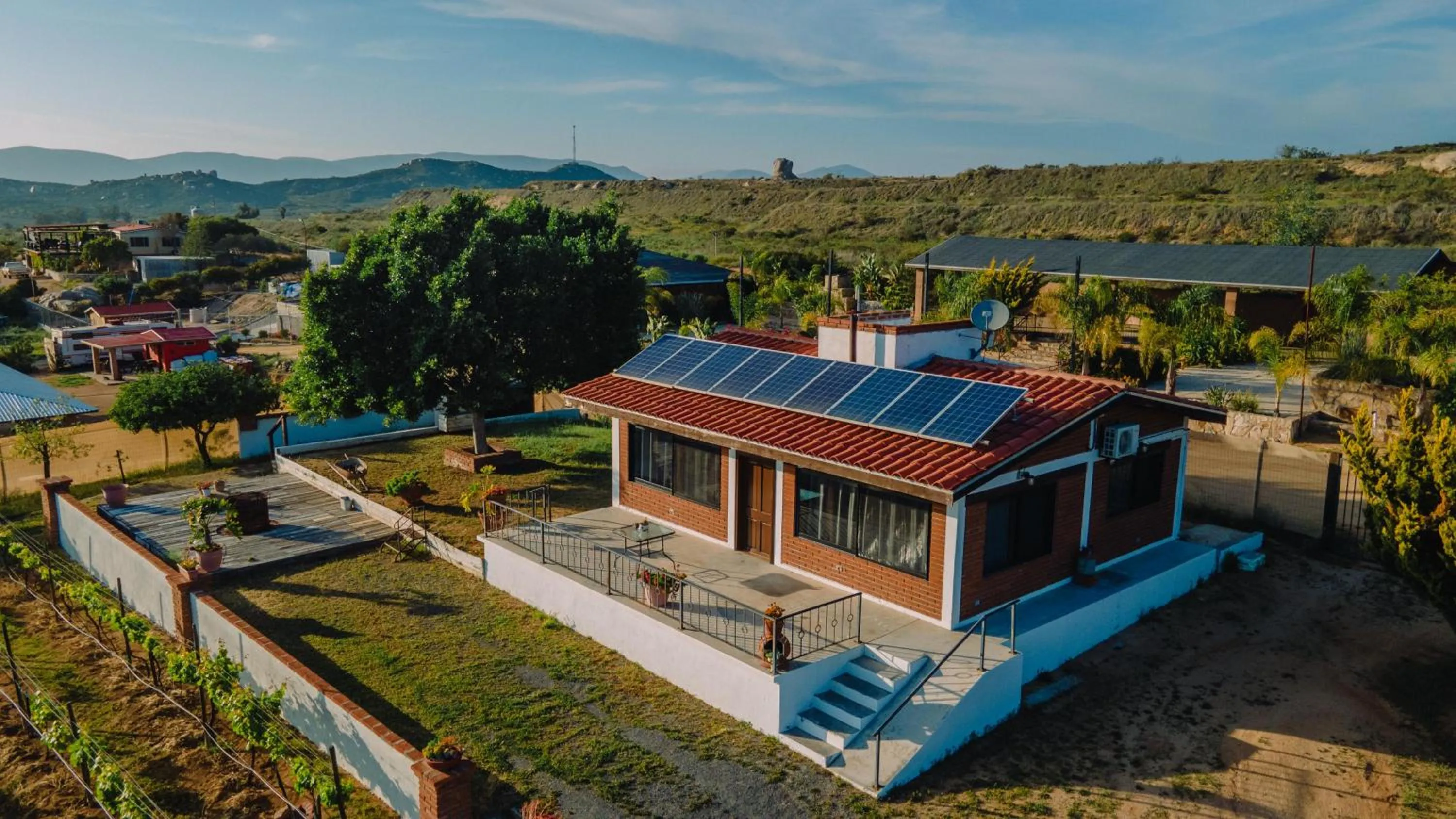 Bird's eye view in Quinta Sofia Valle de Guadalupe