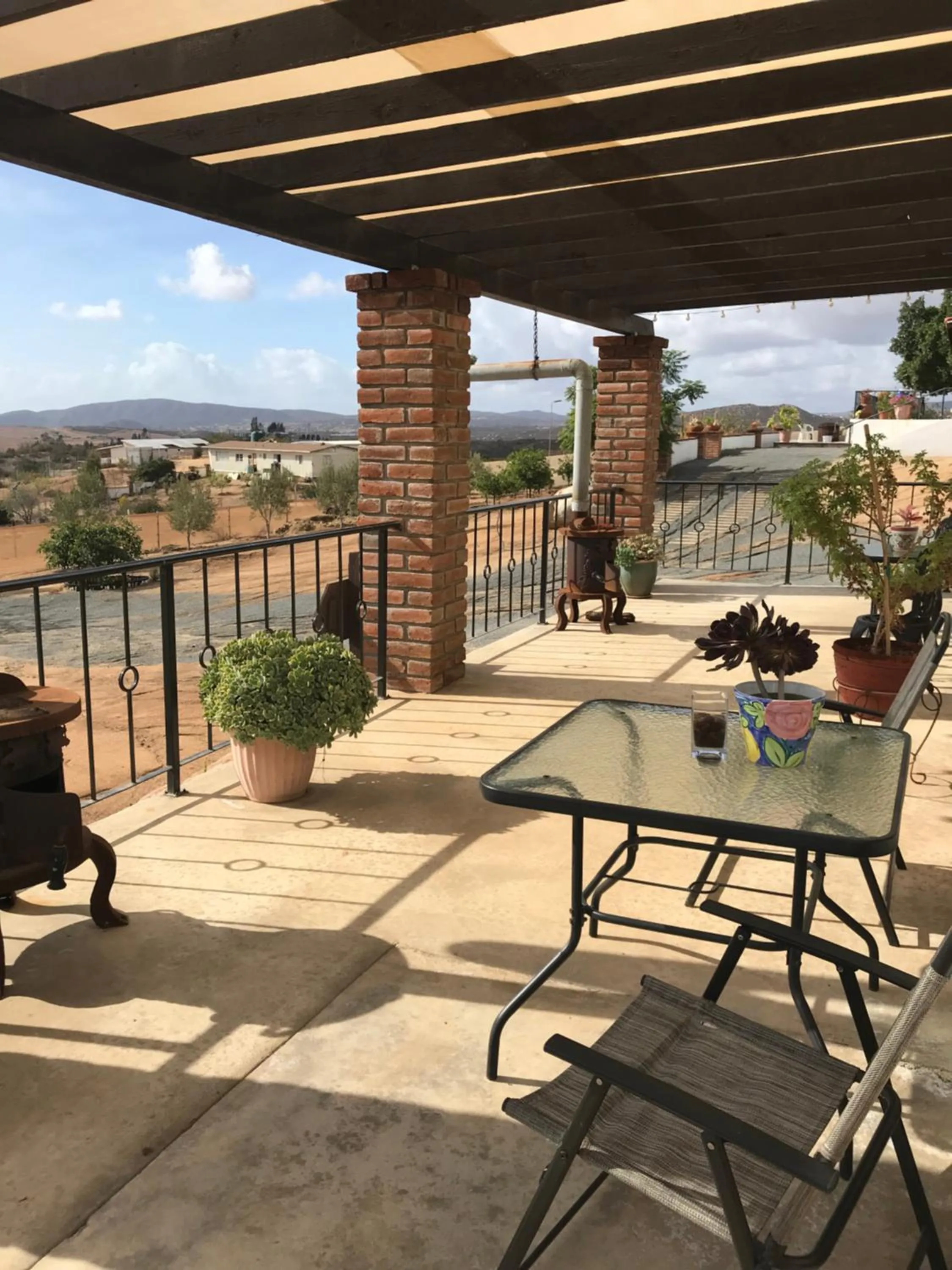Balcony/Terrace in Quinta Sofia Valle de Guadalupe