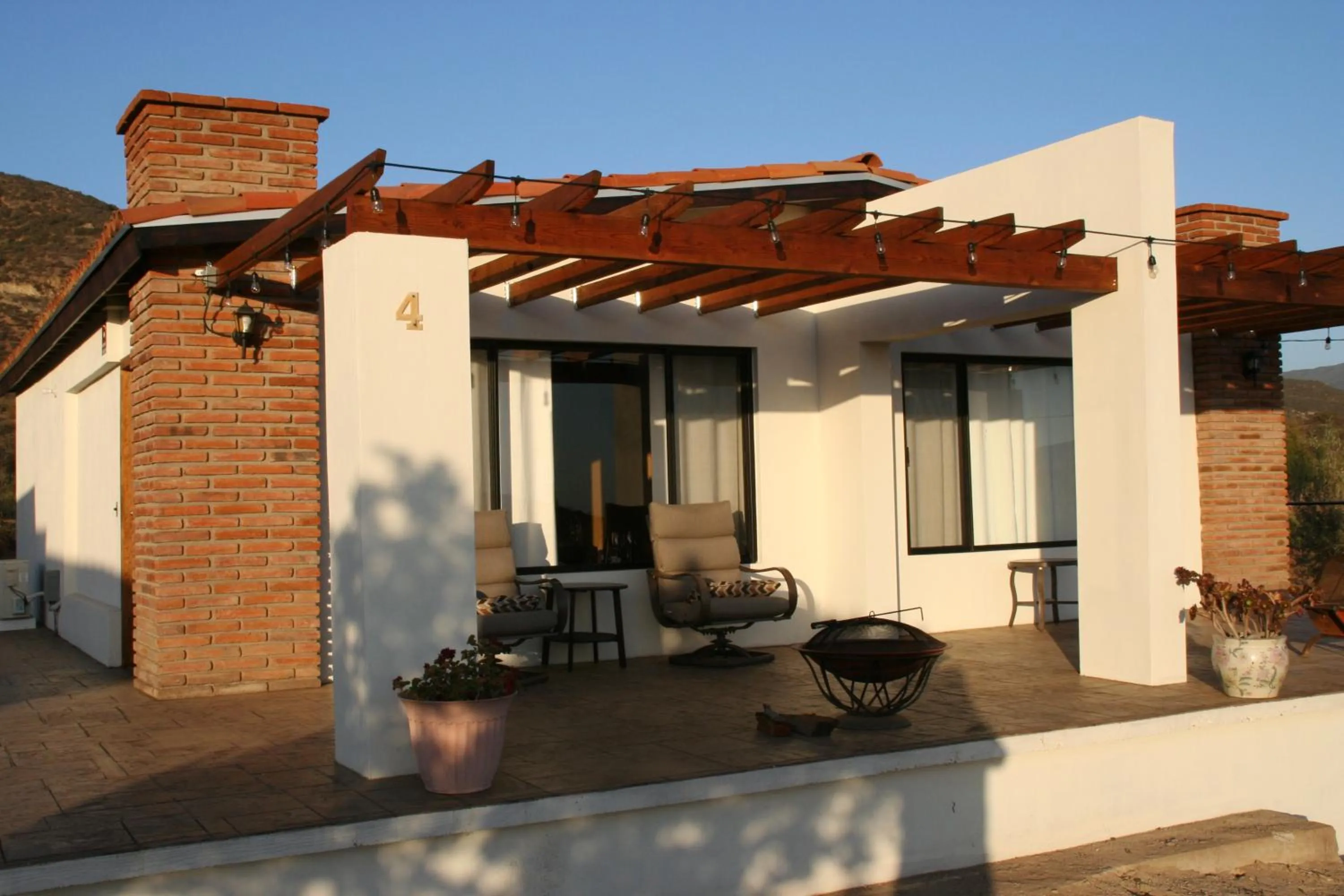 Patio in Quinta Sofia Valle de Guadalupe