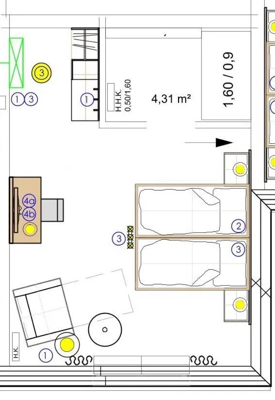 Floor plan in Hotel Restaurant Hackmann-Atter