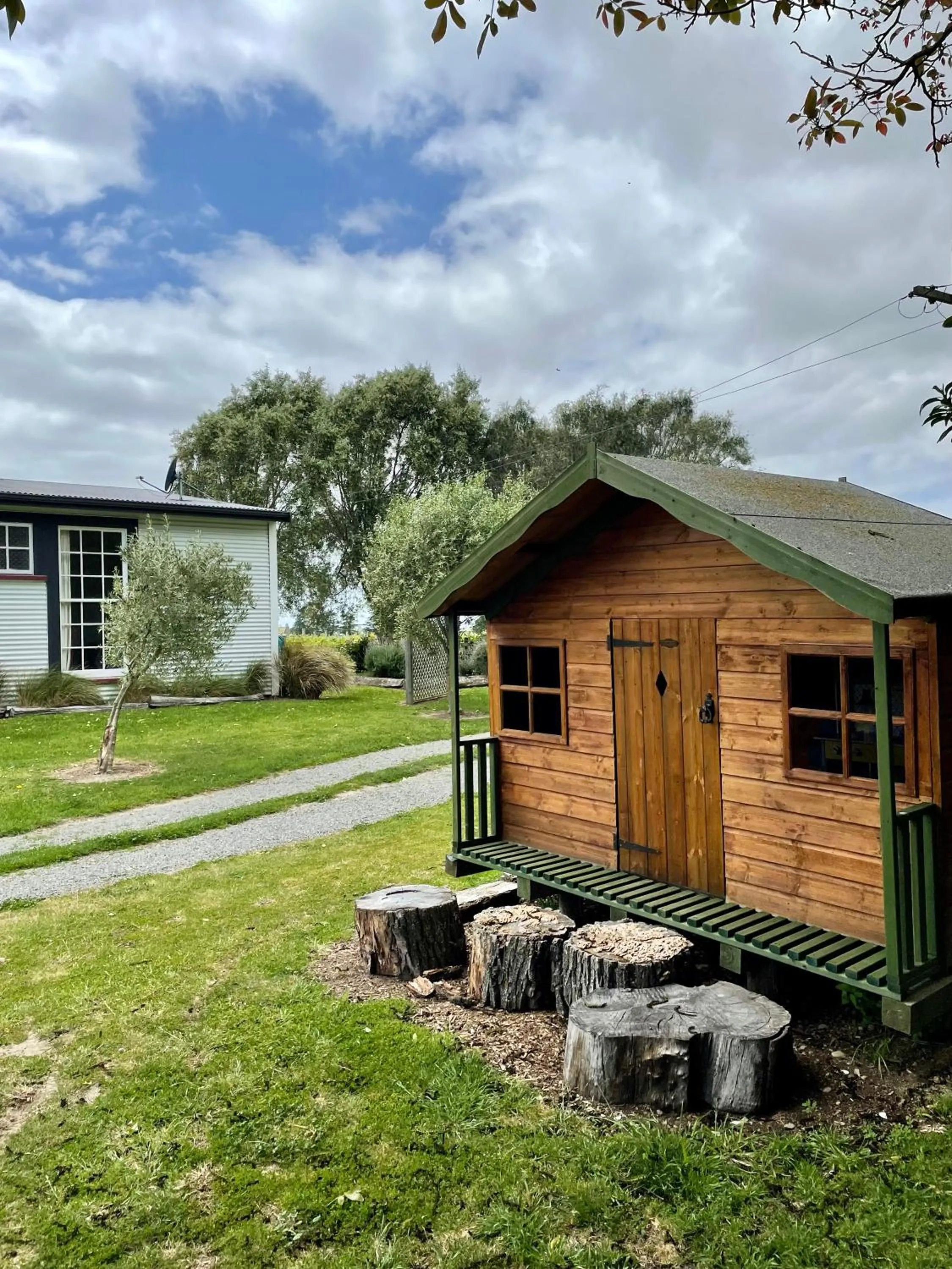 Children play ground in St Leonards Vineyard Cottages