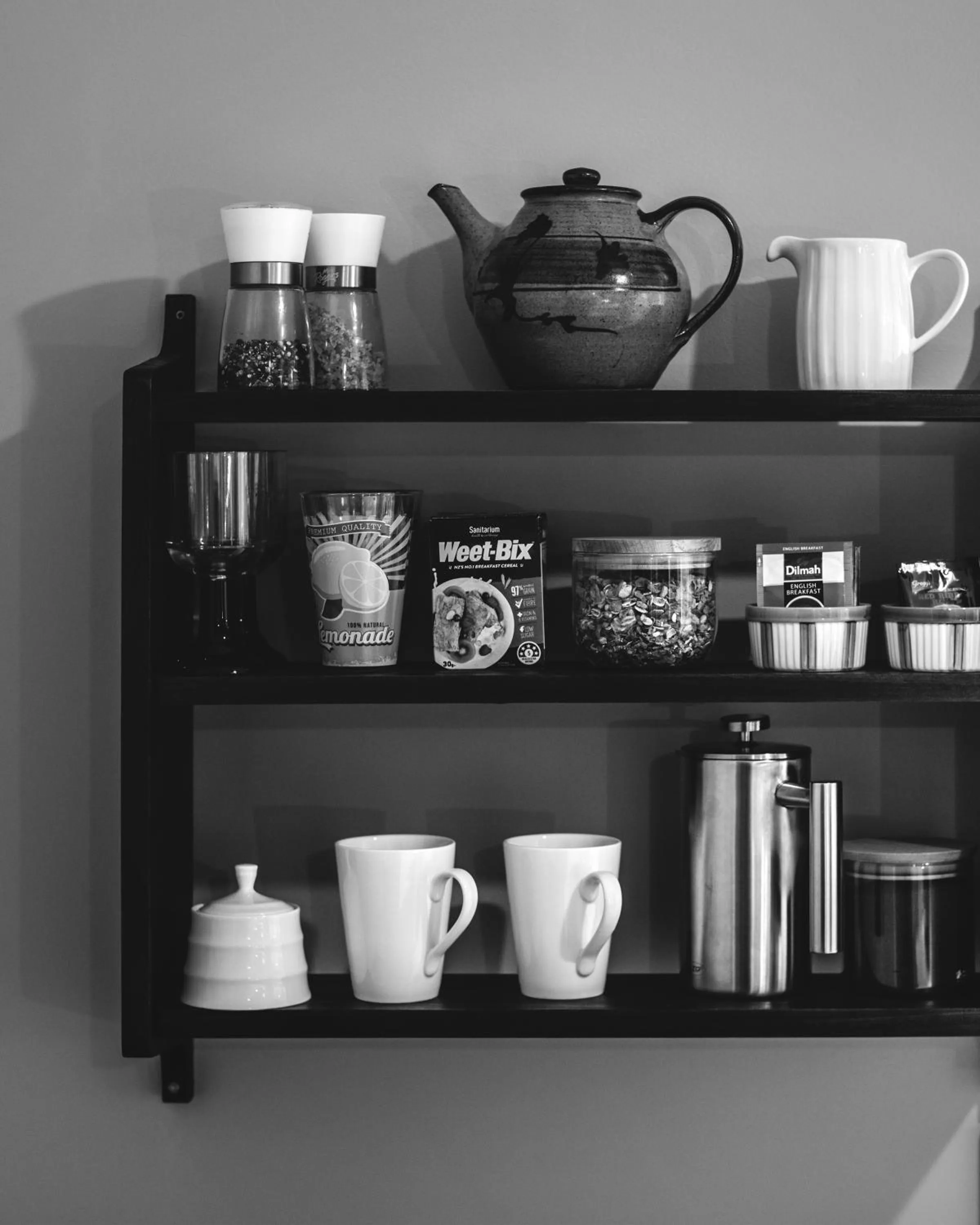 Coffee/tea facilities in St Leonards Vineyard Cottages