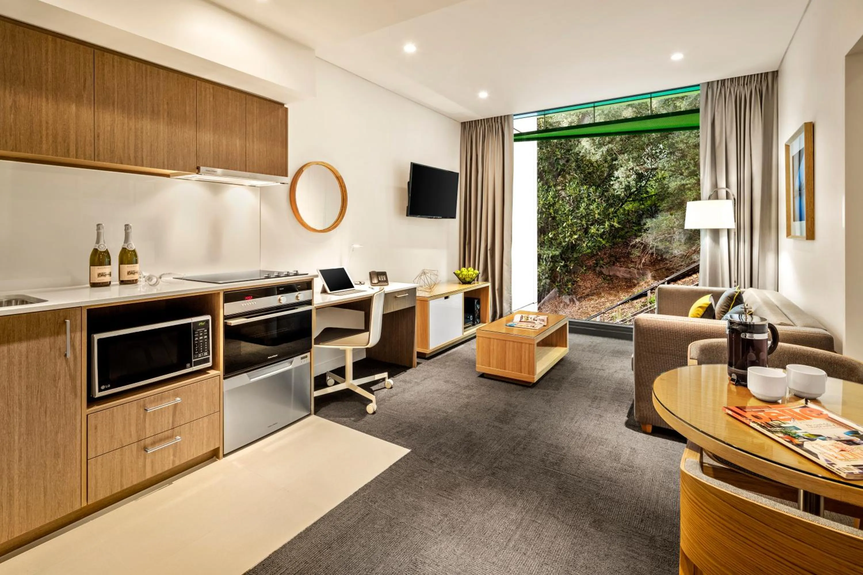 Living room in Quest Mounts Bay Road