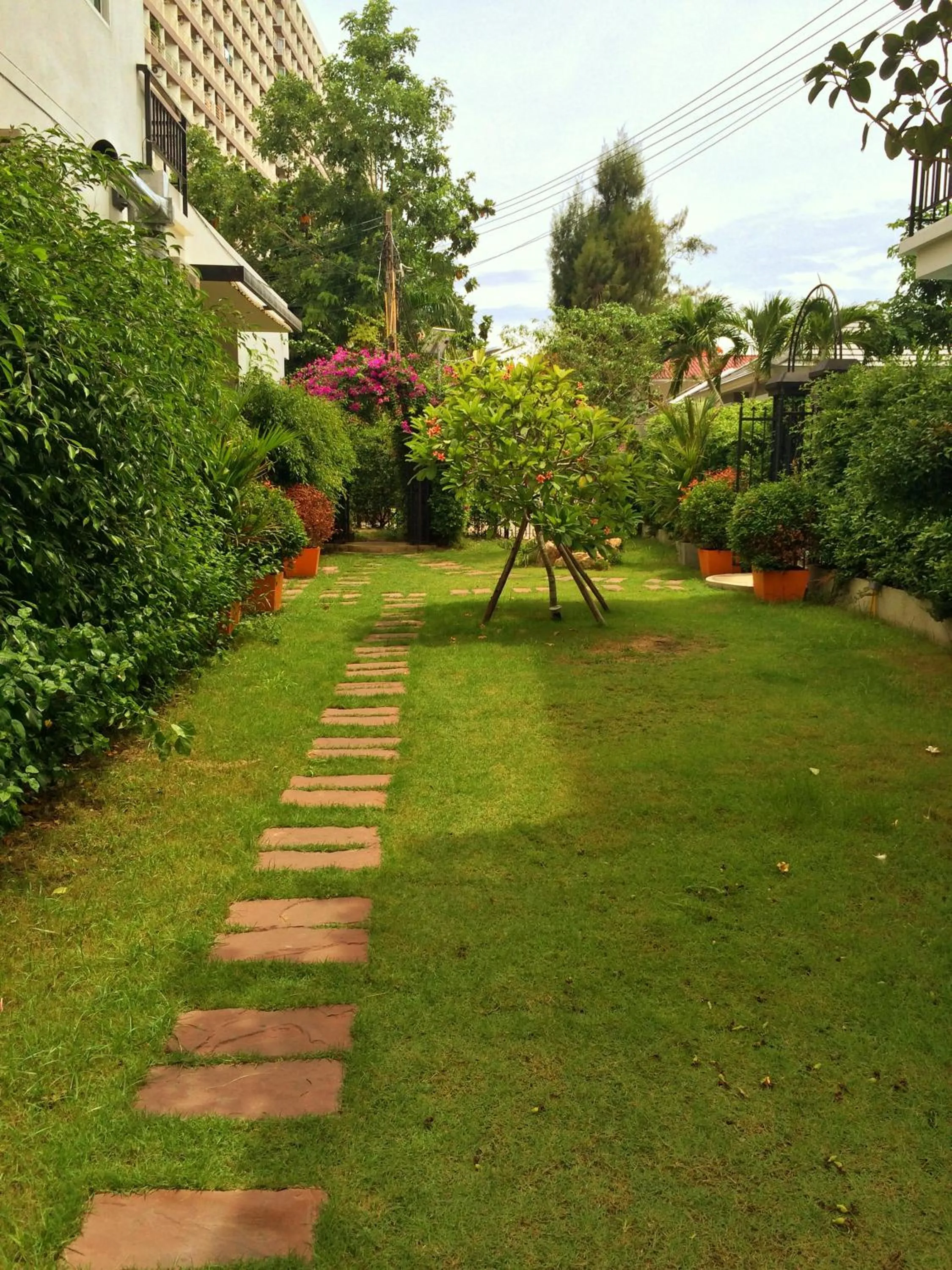 Garden in Villa Navin Beach Residence