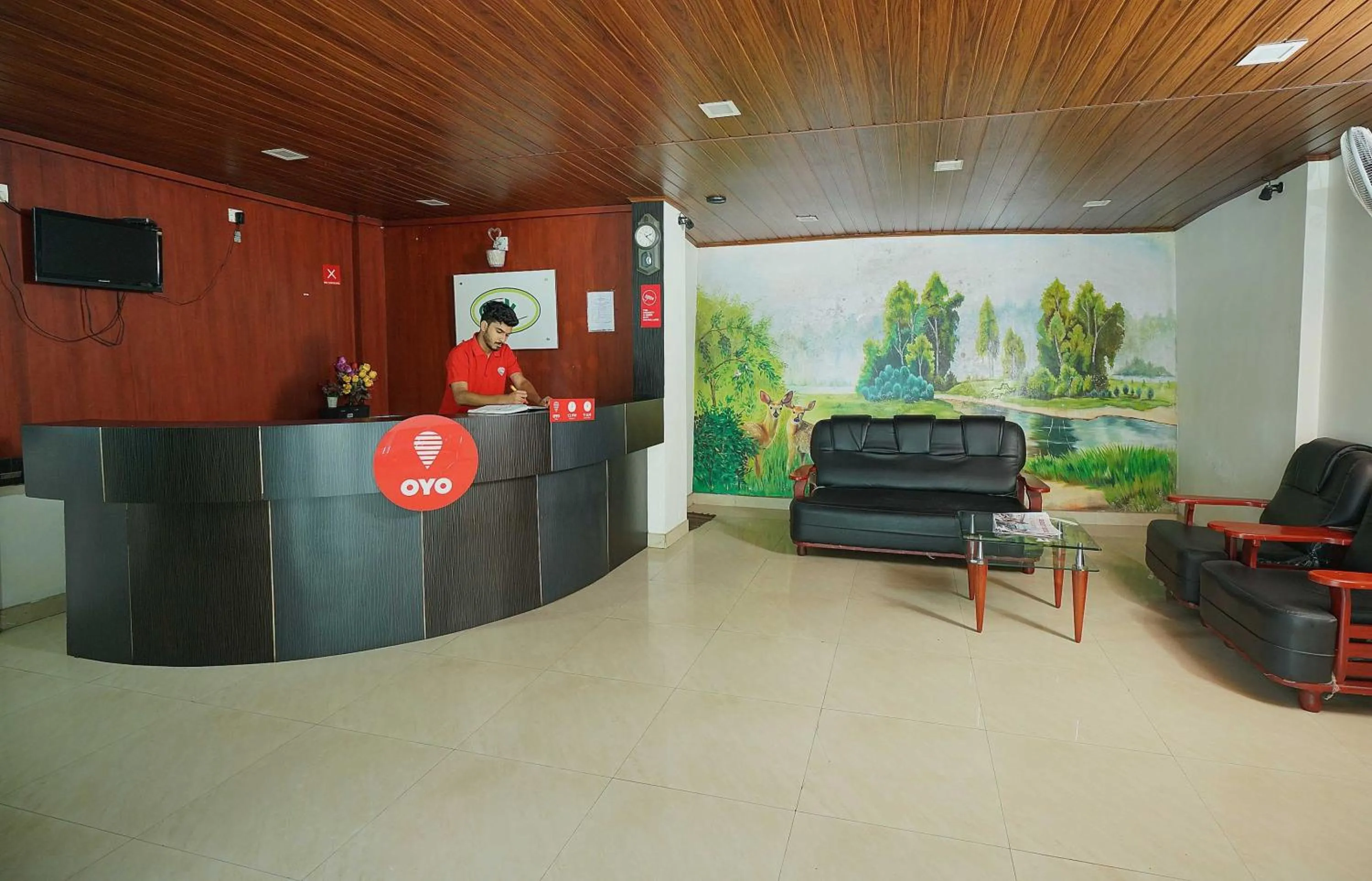 Lobby or reception in Hotel O Greenland