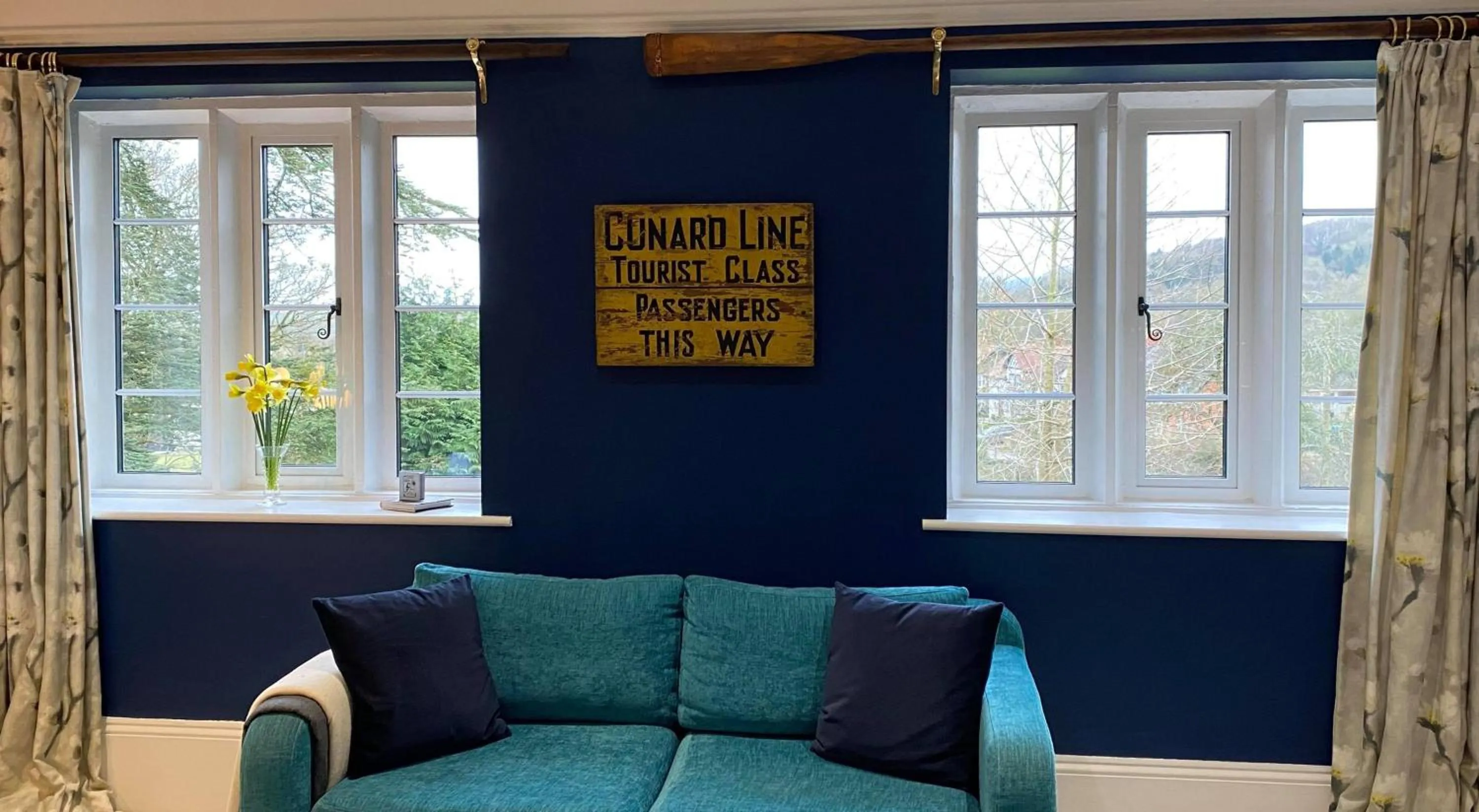 Garden view in Blaisdon House B&B