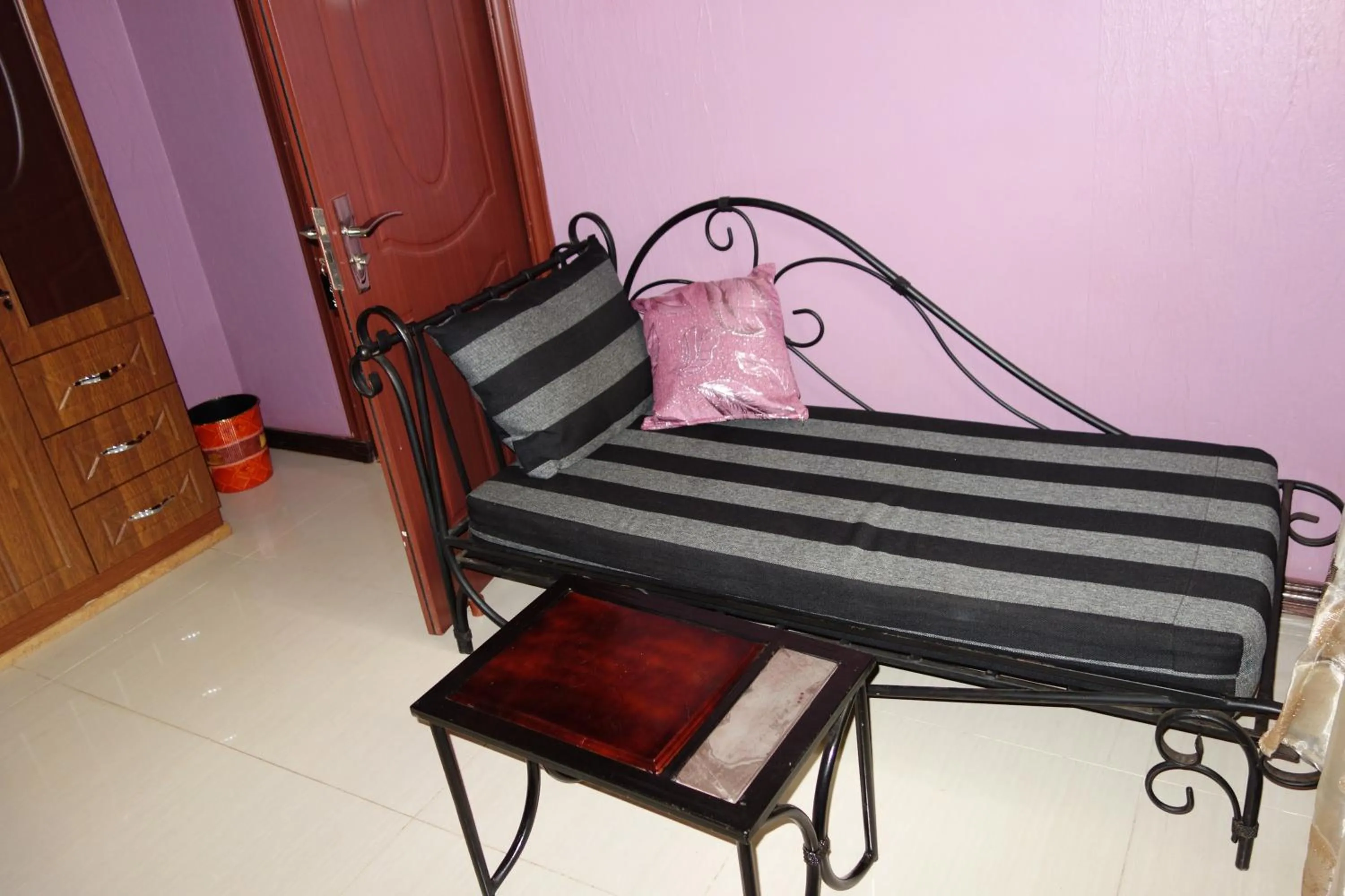 Seating area in Impala Suites