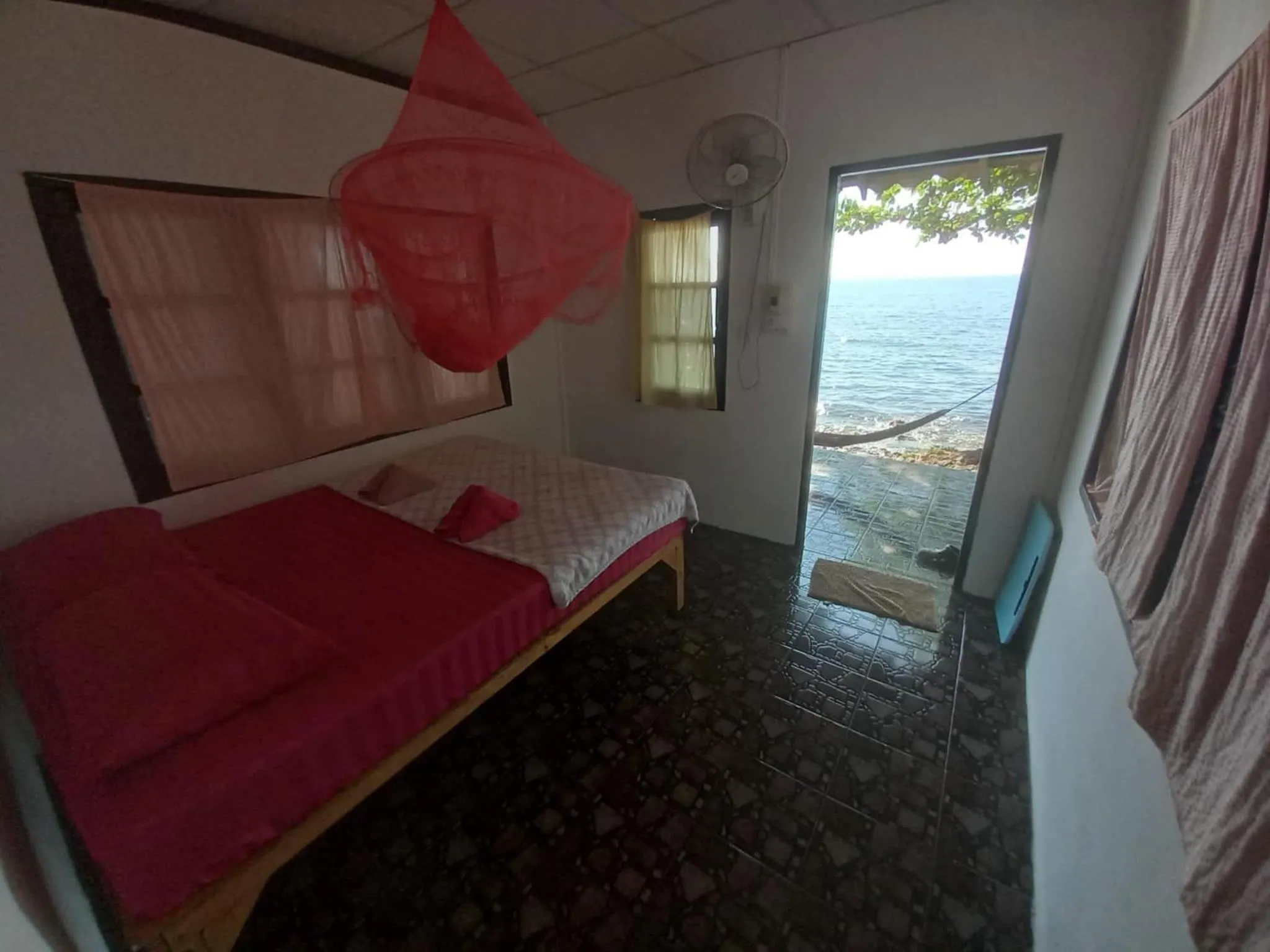 Bed in Blue Sky Resort