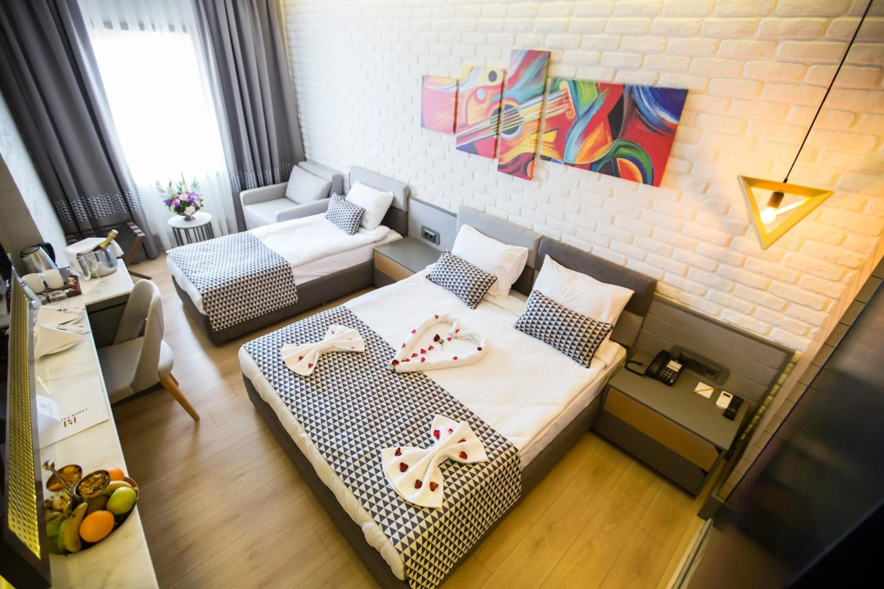 Bed in Laren Family Hotel & Spa - Boutique Class