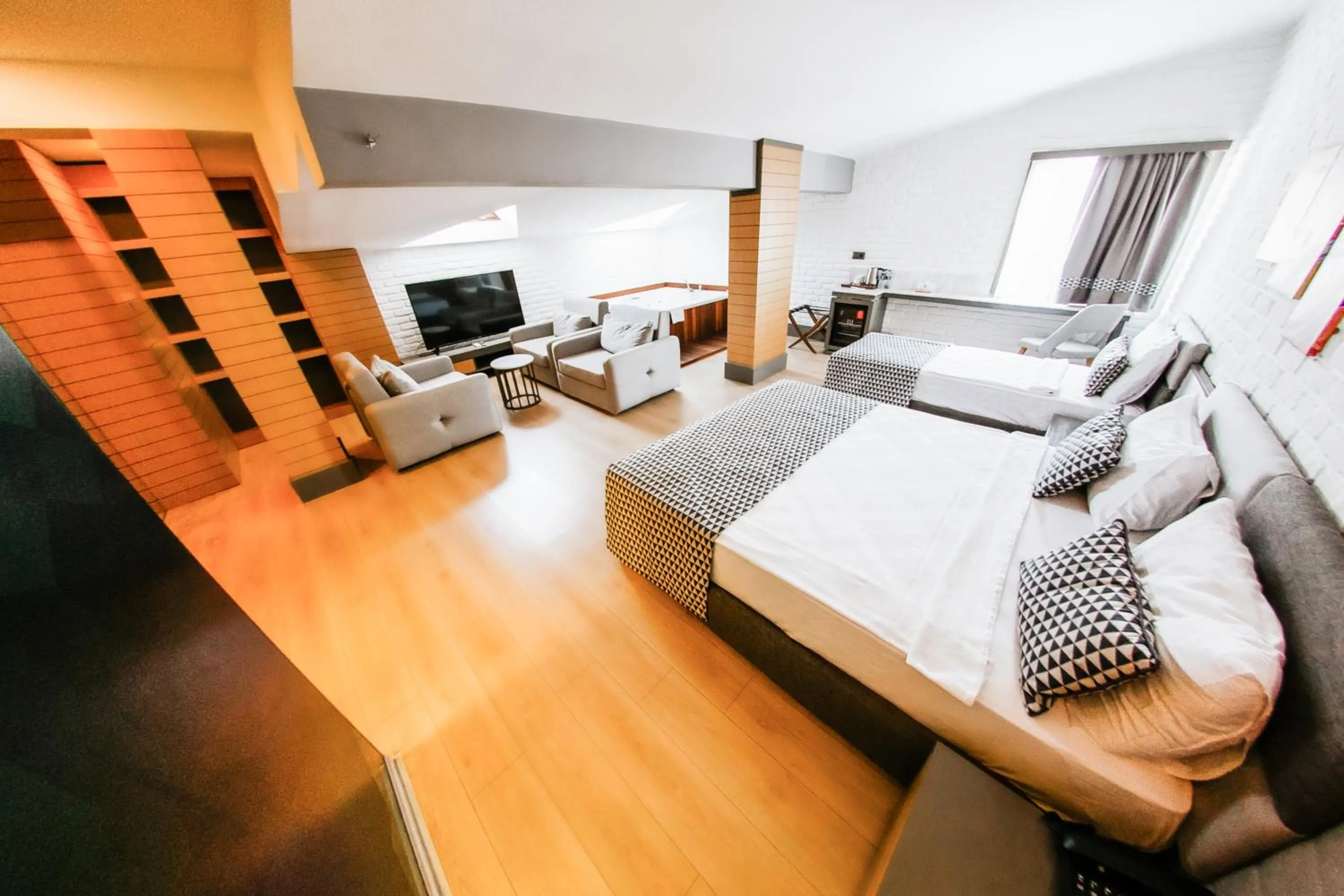 Bed in Laren Family Hotel & Spa - Boutique Class