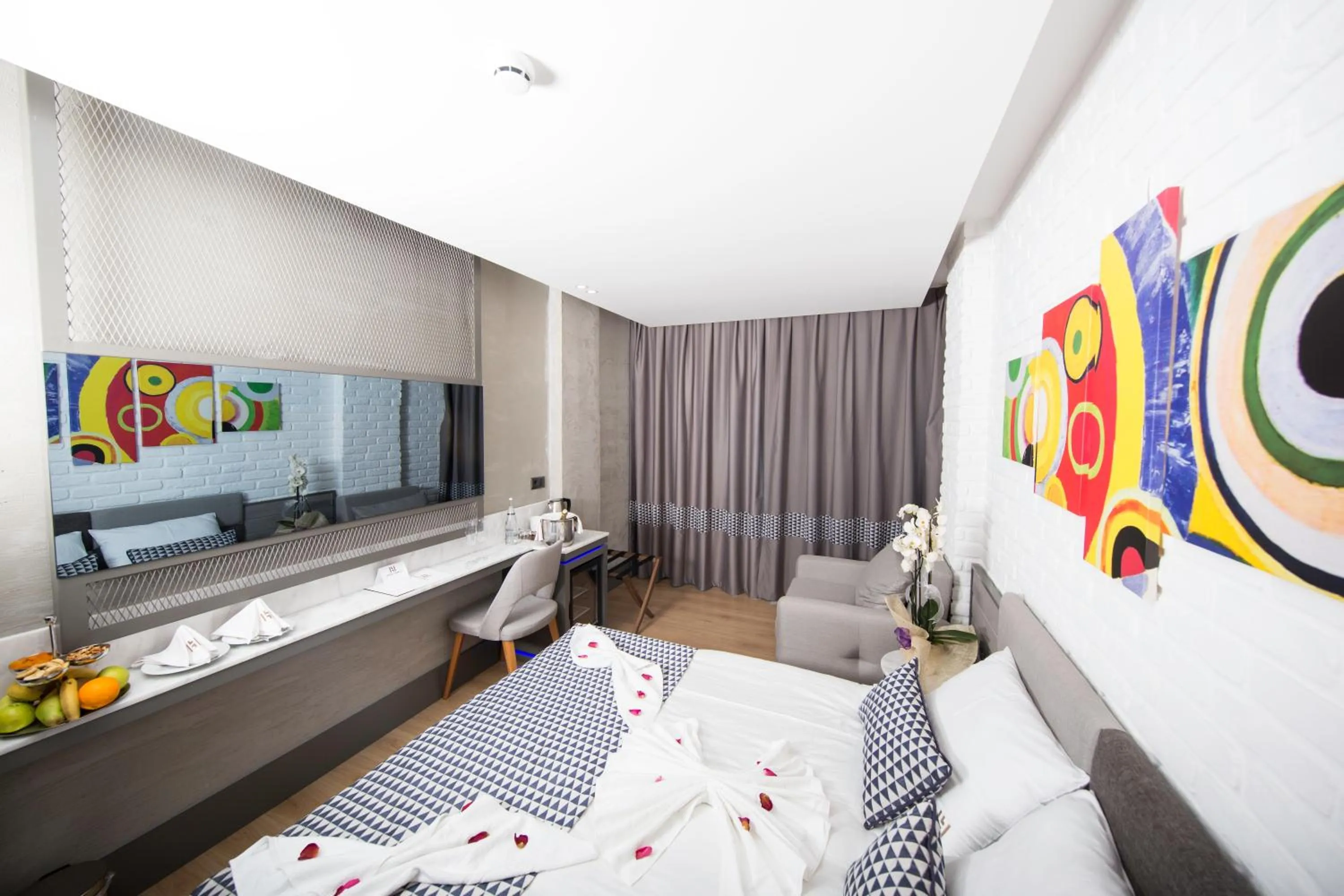 Bed in Laren Family Hotel & Spa - Boutique Class