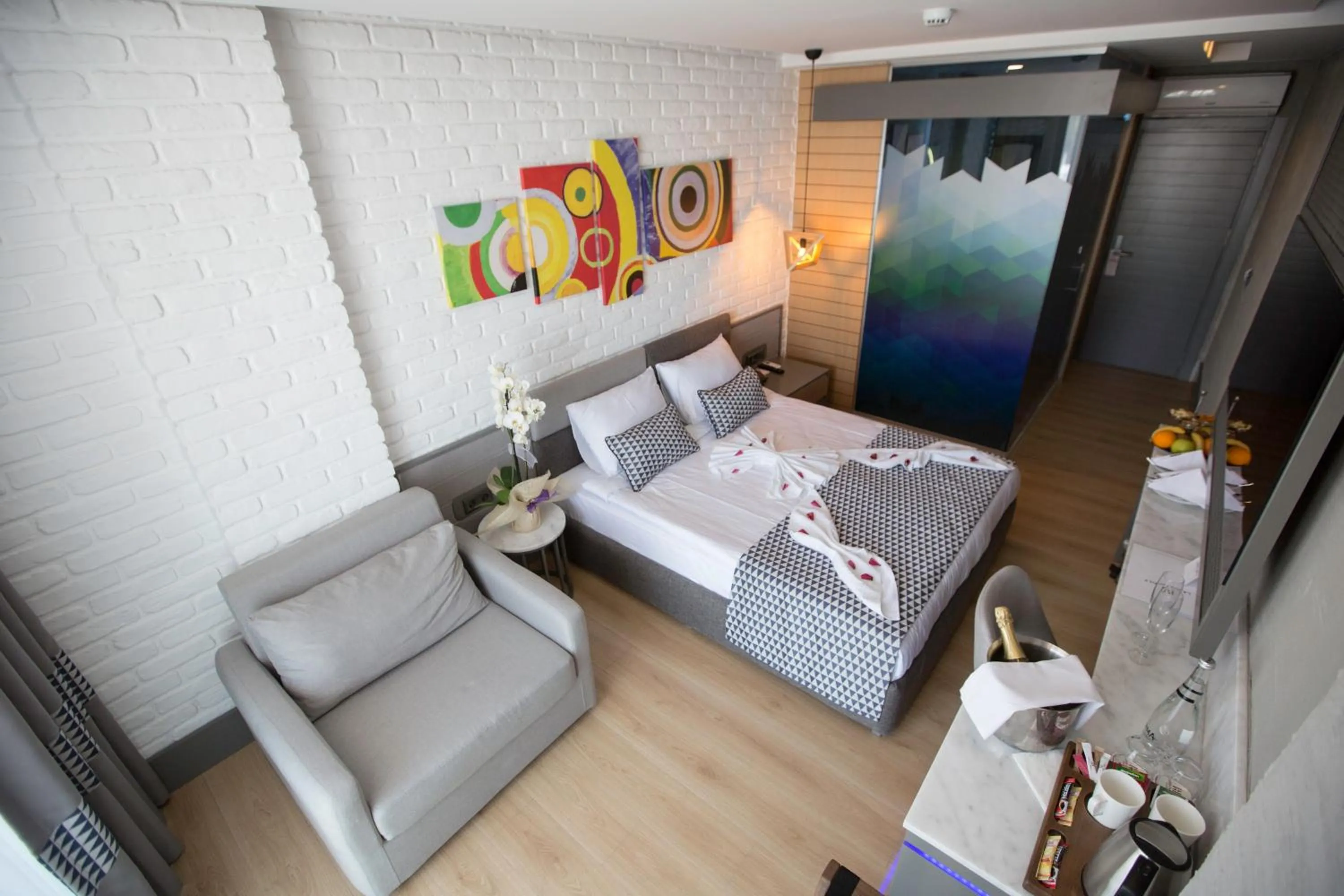 Bed in Laren Family Hotel & Spa - Boutique Class