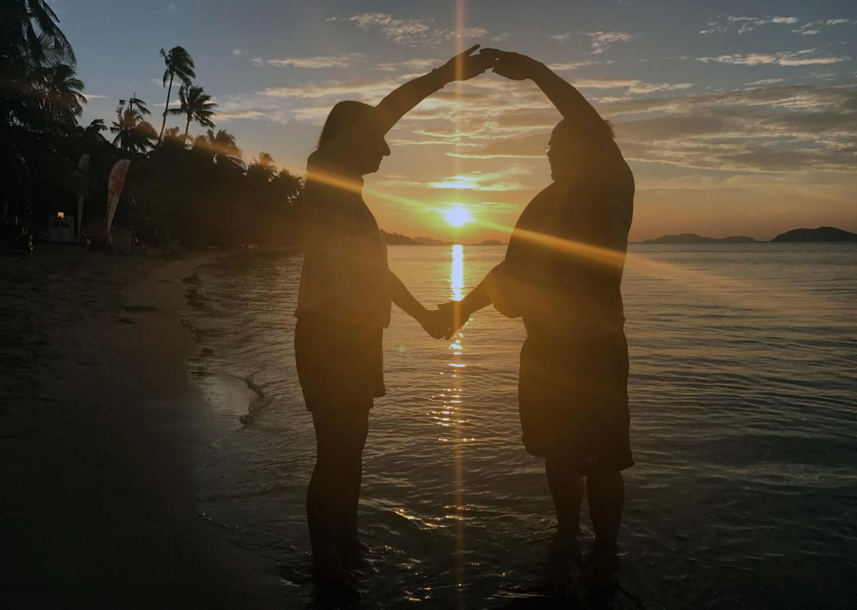 Sunset in Yuyu Golden Beach