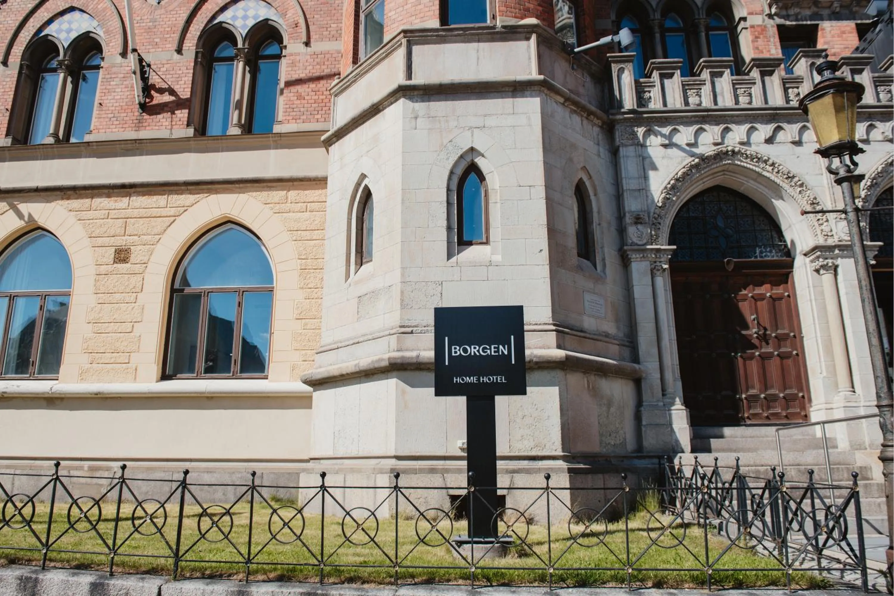 Property building in Home Hotel Borgen