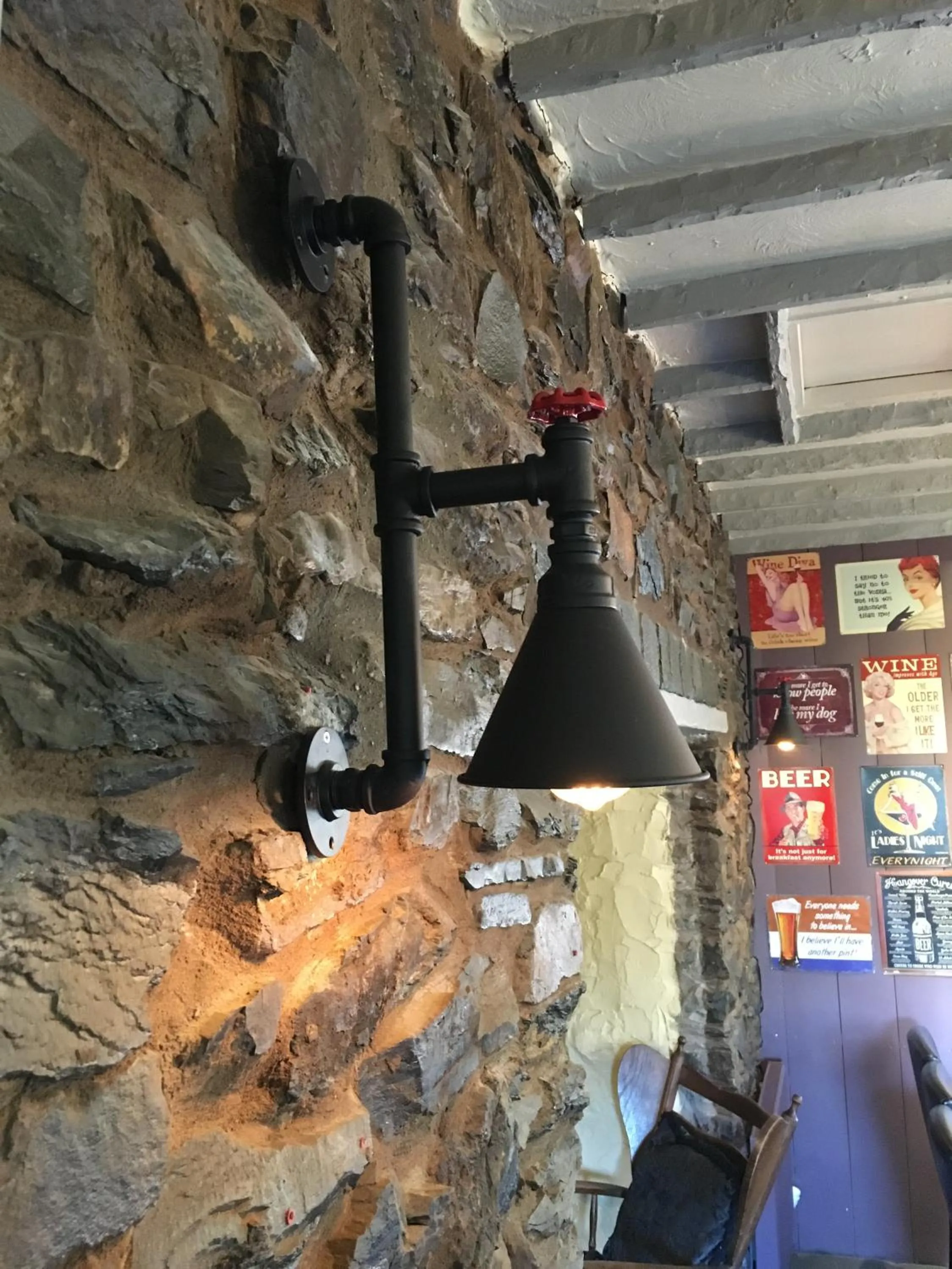 Decorative detail in The Watermill Inn & Brewery