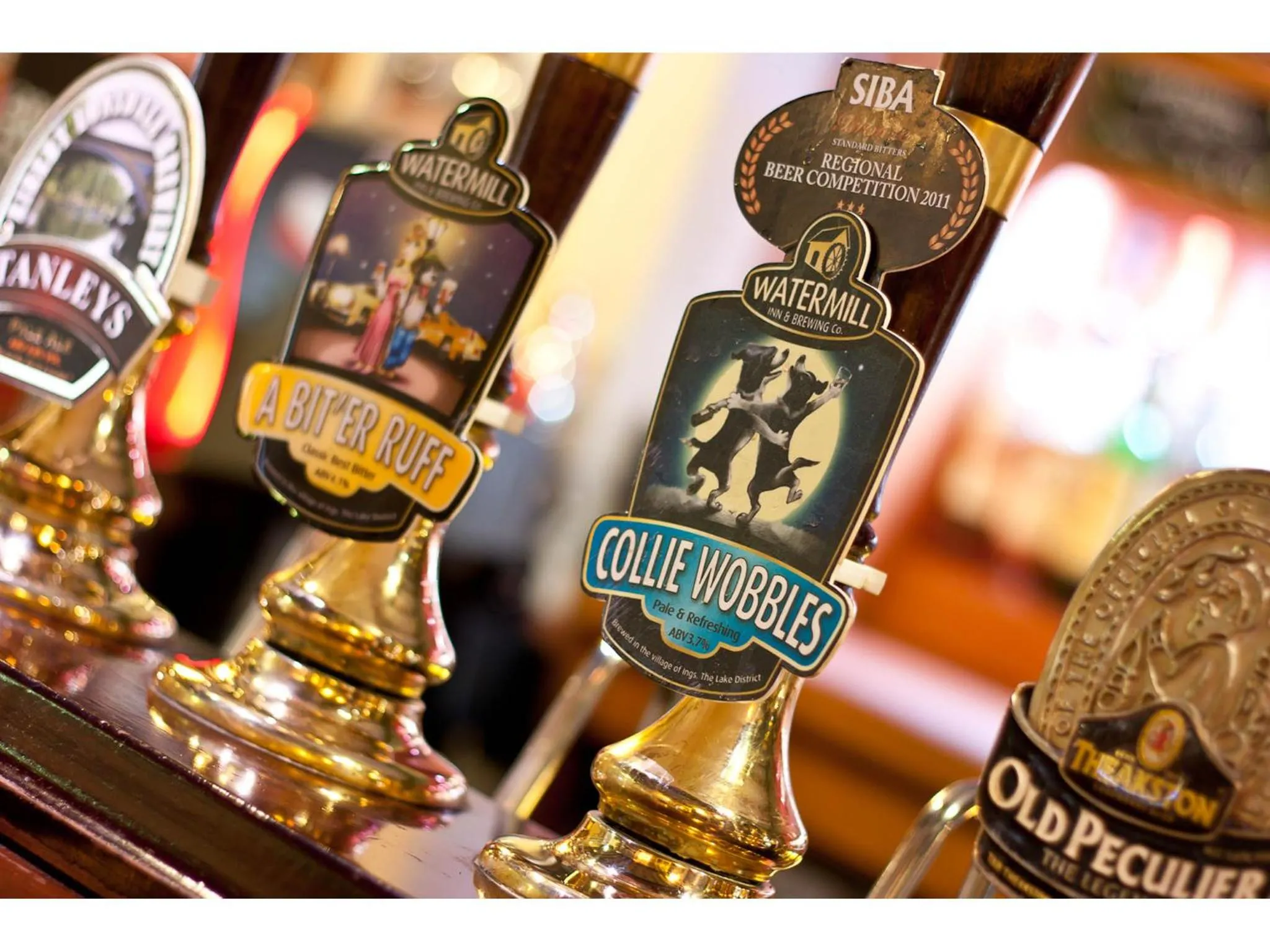 Alcoholic drinks in The Watermill Inn & Brewery