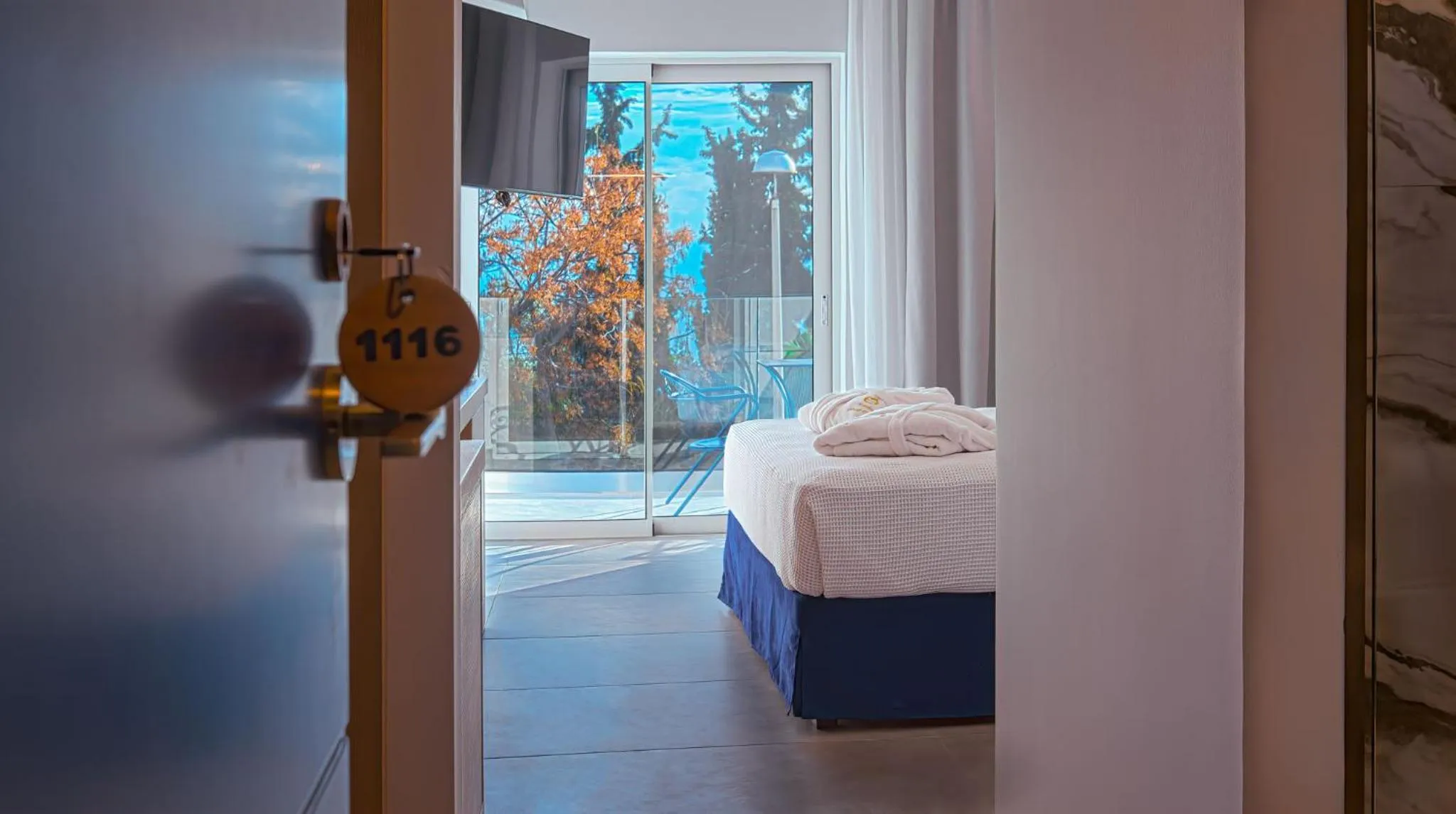 Bed in Paradise Resort Evia, a member of Radisson Individuals