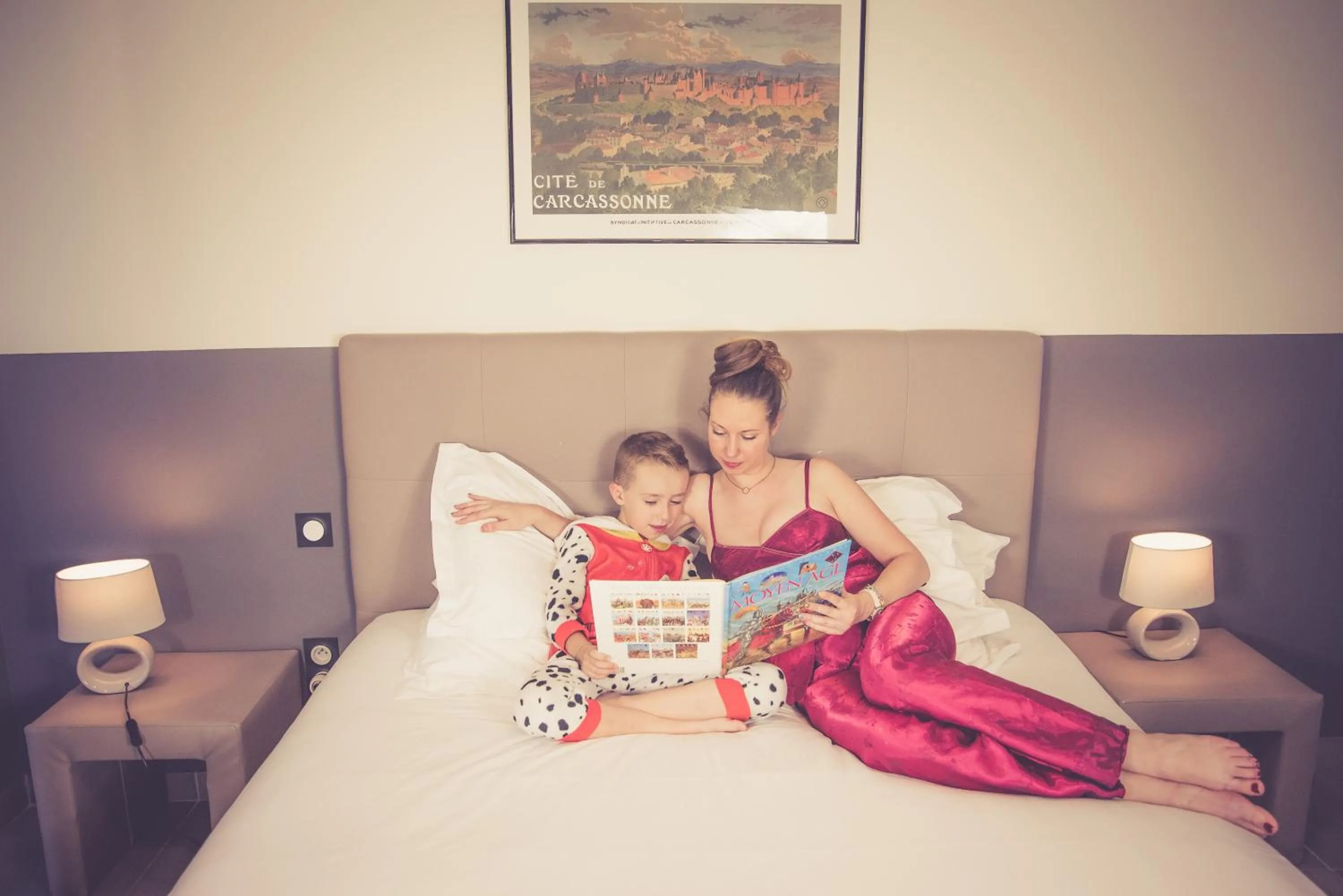 Bed in 514 Appart Hotel