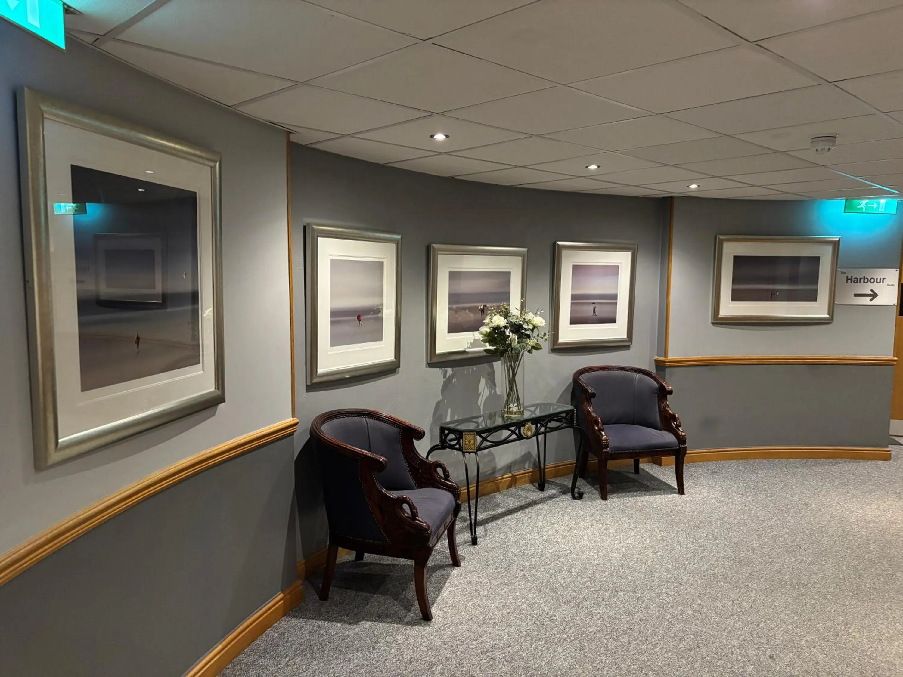 Seating area in The Little Haven Hotel On The Beach
