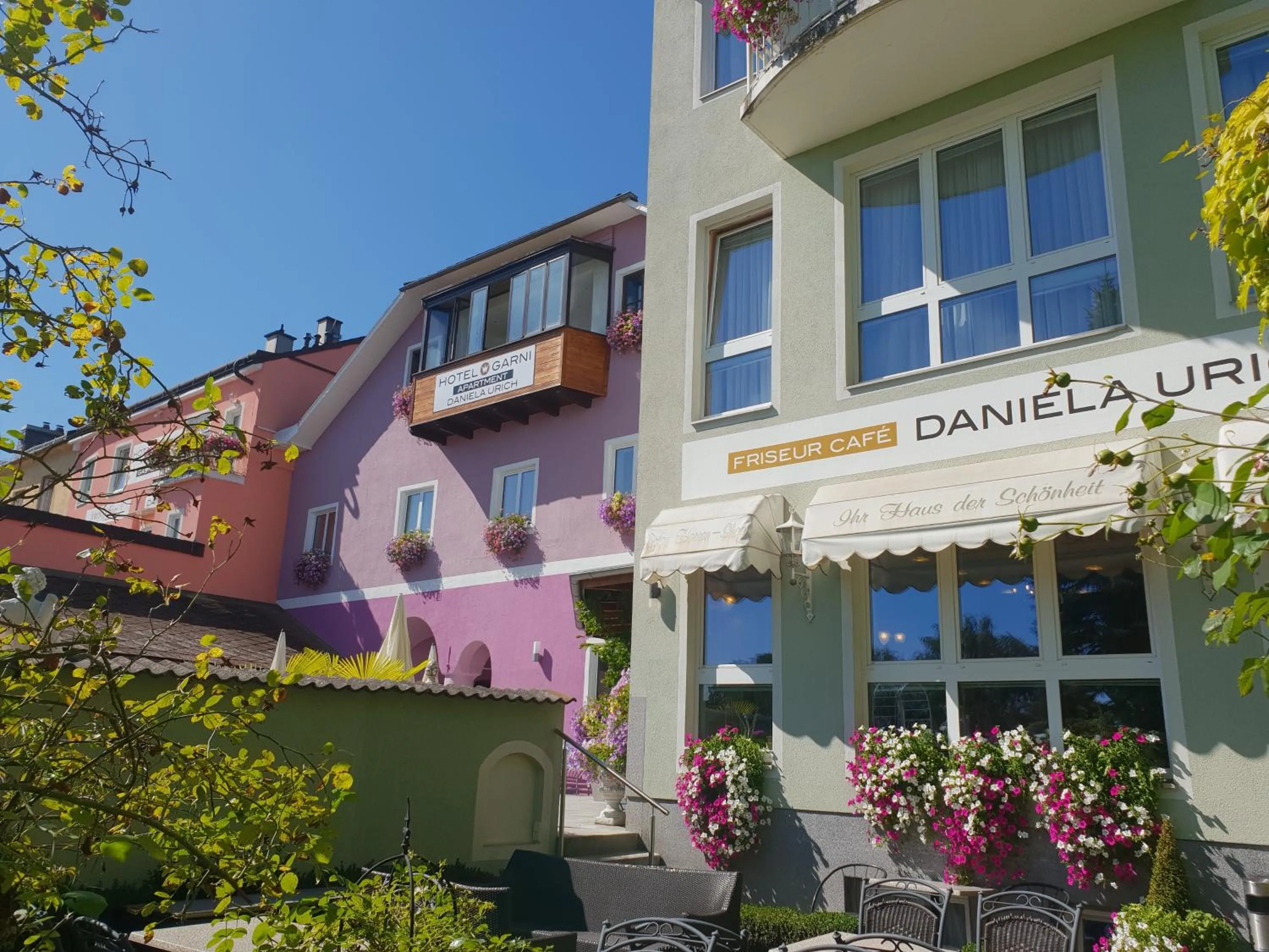 Garden in Hotel Garni Daniela Urich