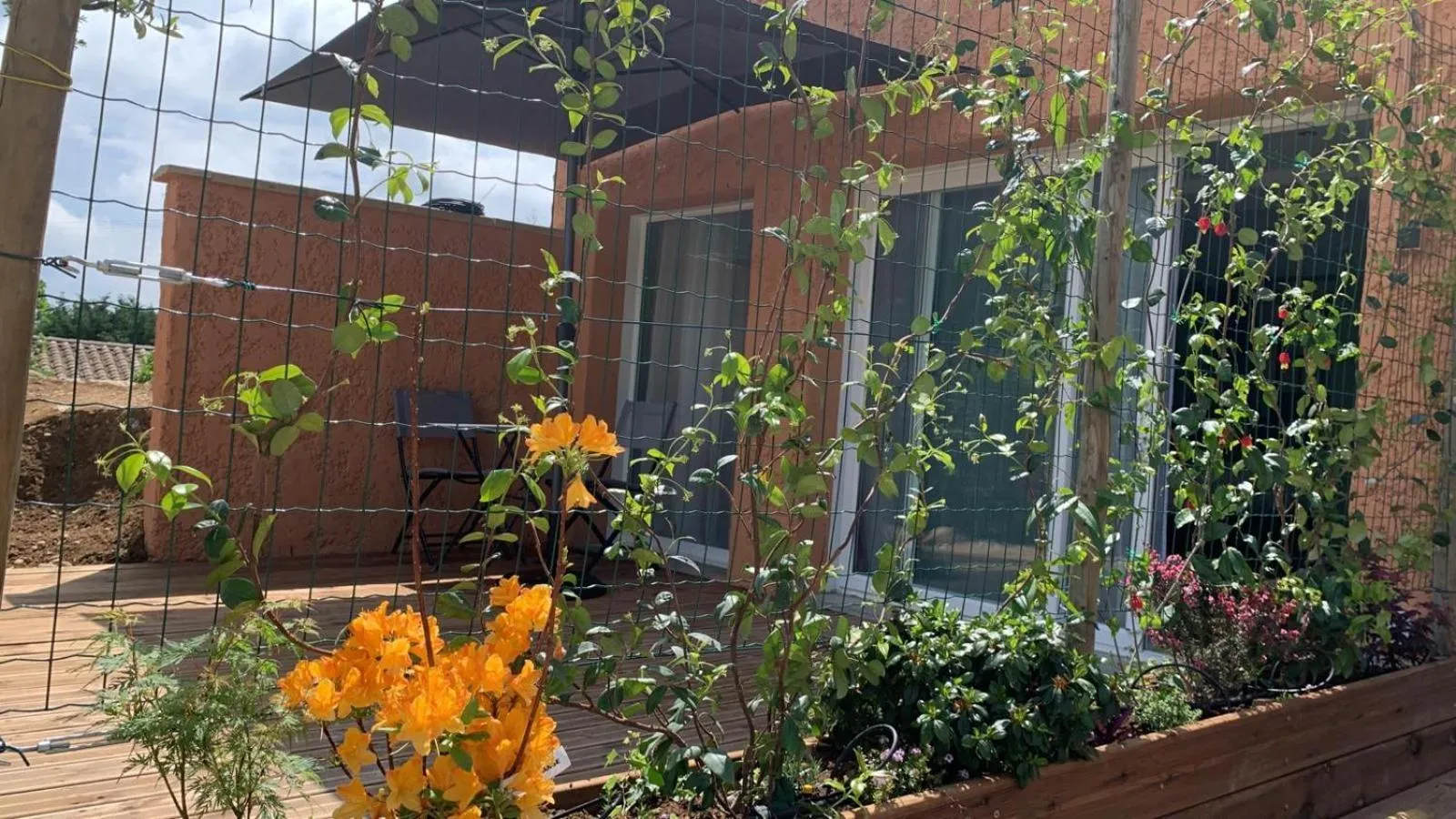 Balcony/Terrace in B&B La Vieille Source
