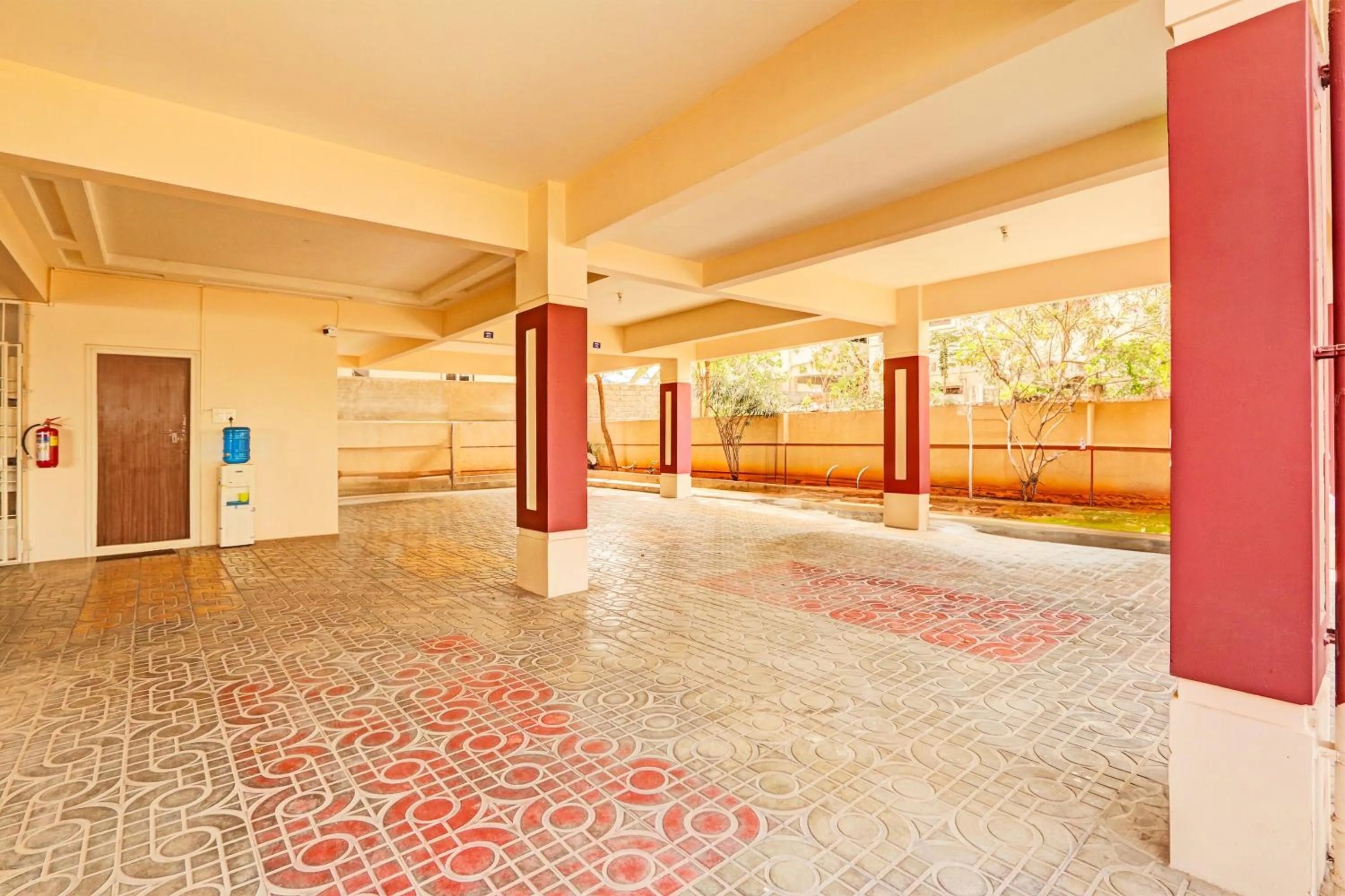 Facade/entrance in Super Collection O Q Suites Madhapur