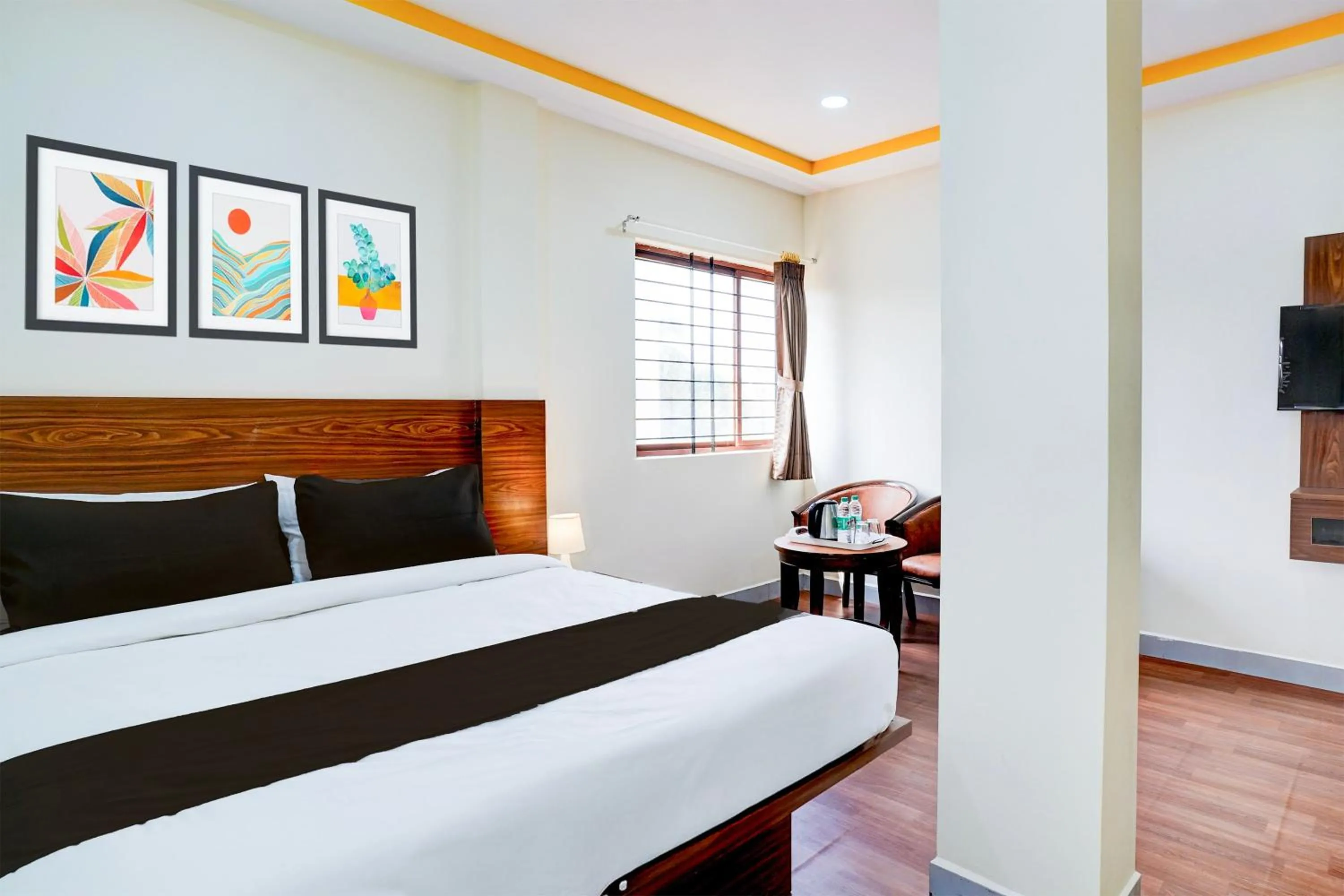 Bedroom, Bed in Hotel O By OYO Shiva's Inn