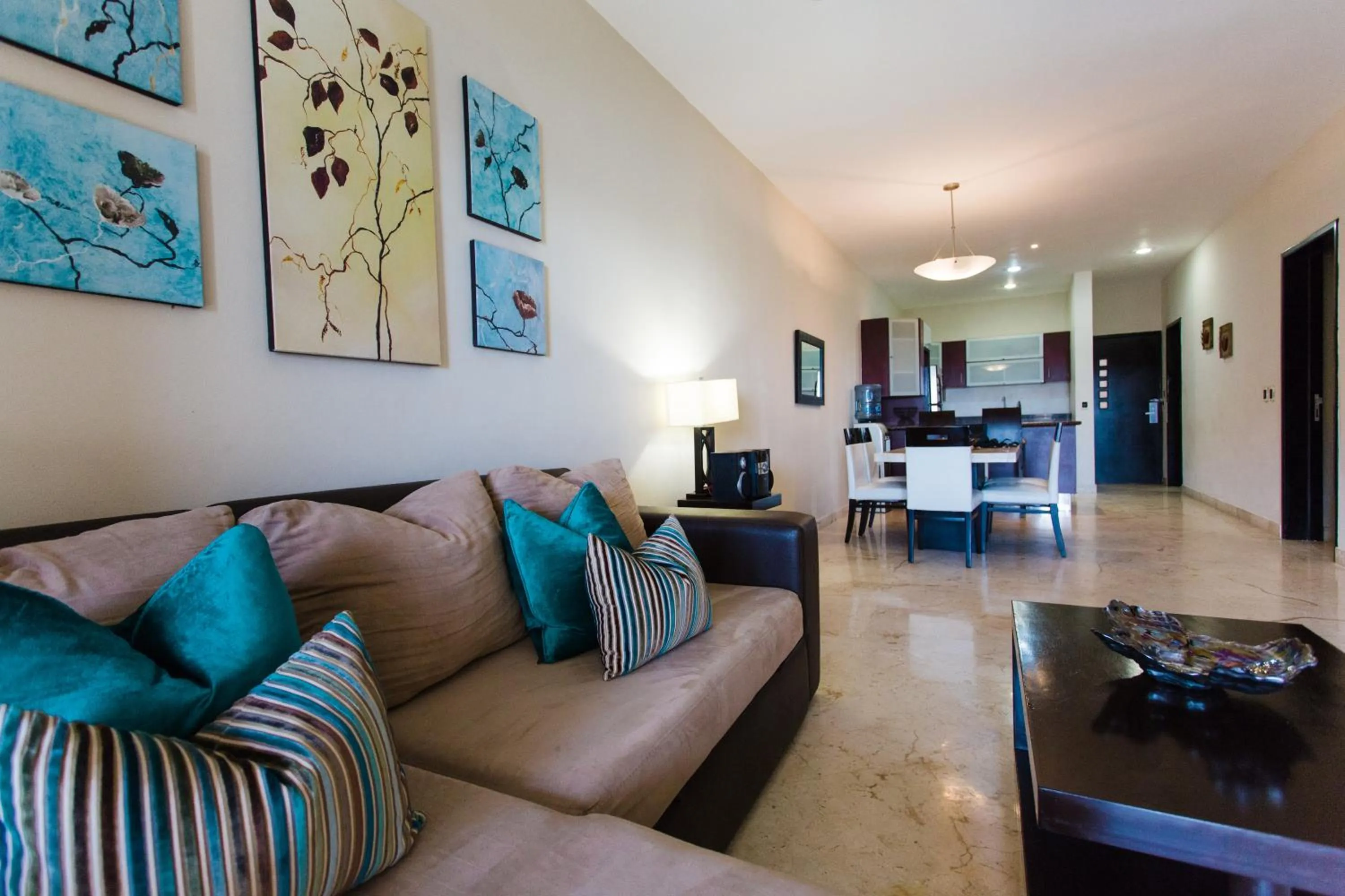 Living room in Oceanfront el Faro Surf 302