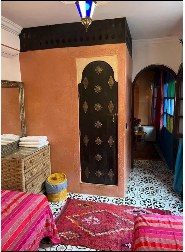 Bed in Riad Konouz