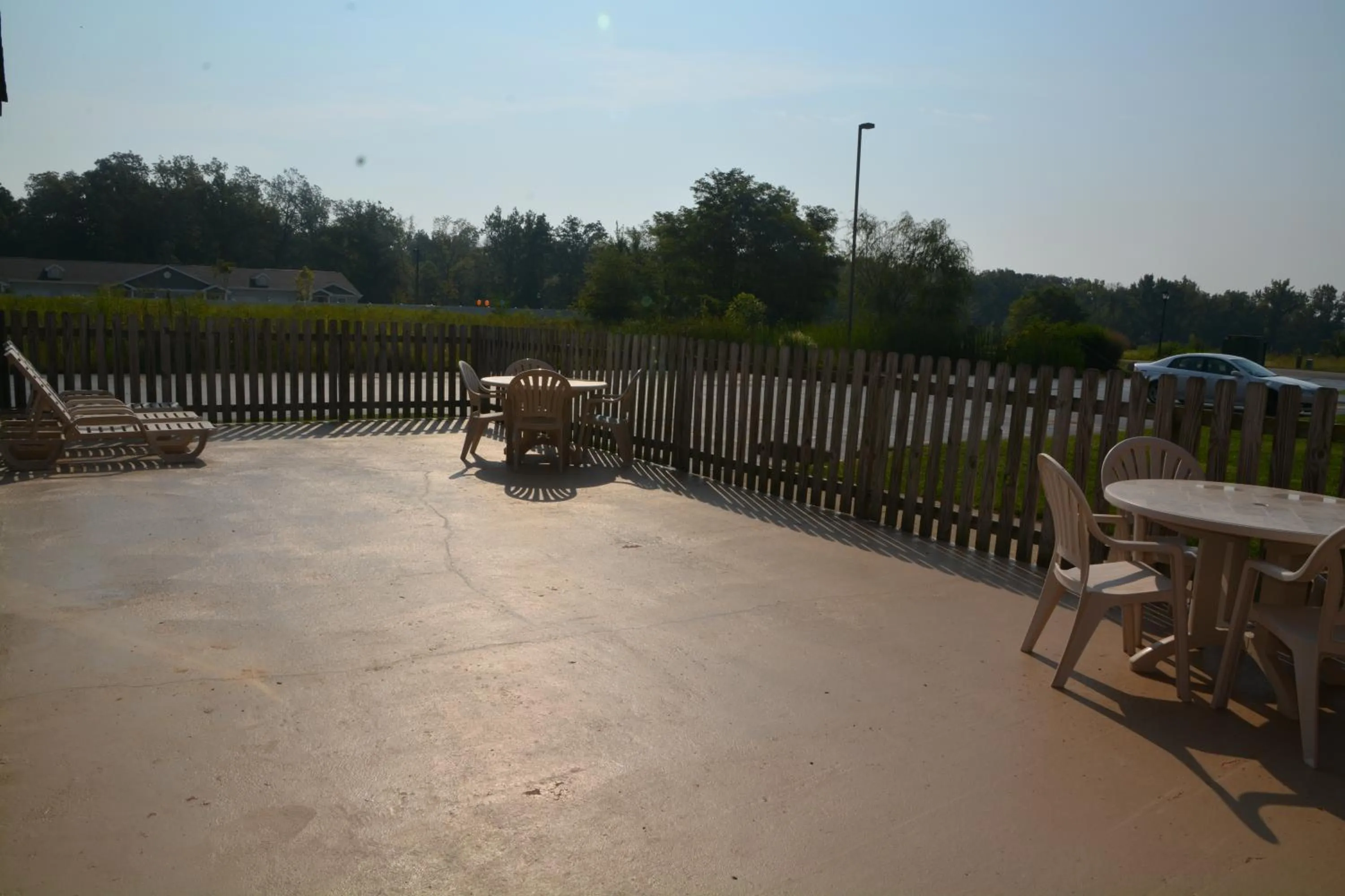 Patio in Countryside Inn and Suites