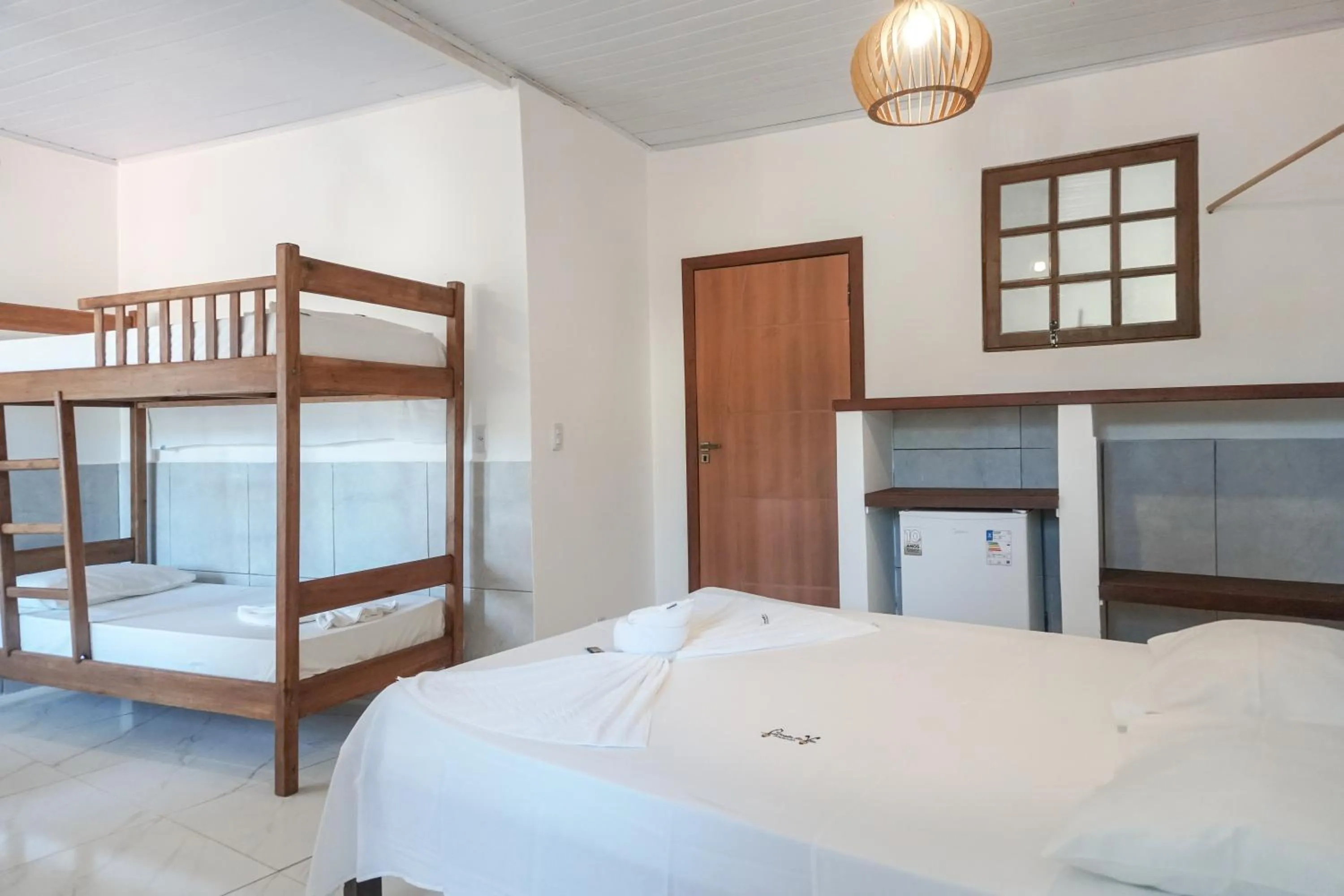 Bed in PV Pousada Passarela da Vila