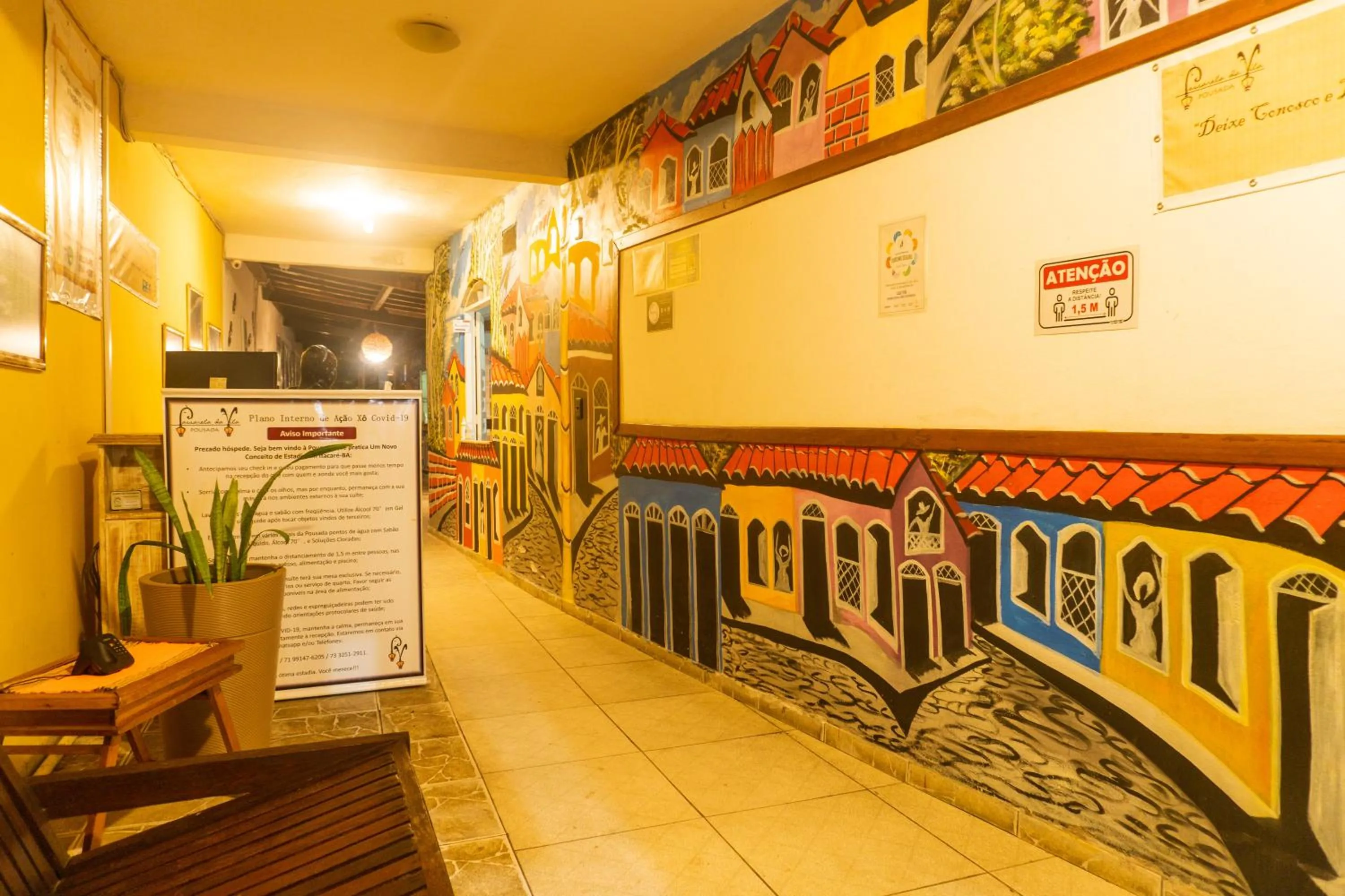 Lobby or reception in PV Pousada Passarela da Vila